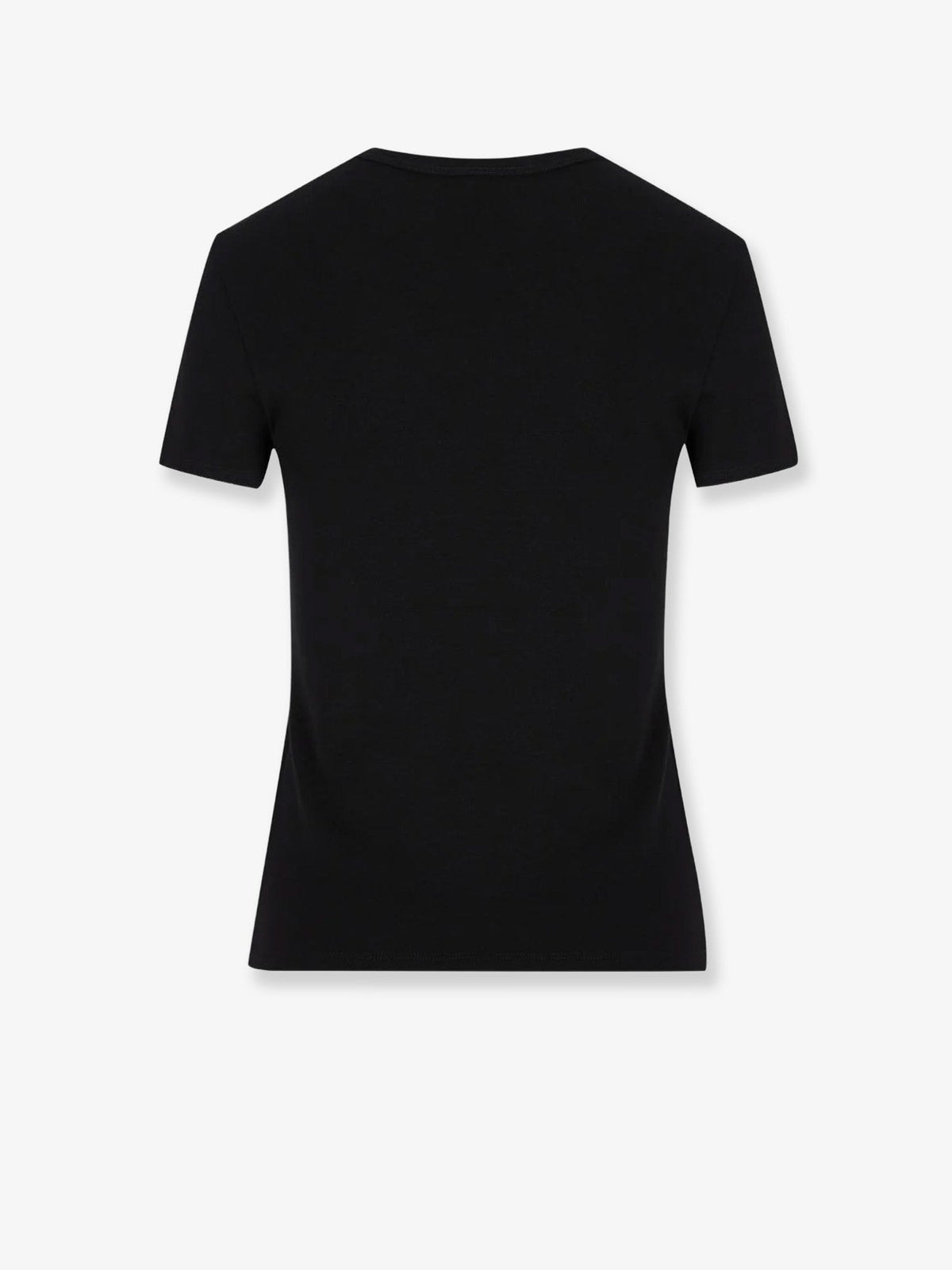 Celine Women Cotton T-Shirt With Front Logo Print CELINE
