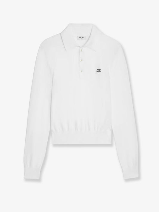 Celine Women Cotton Polo Shirt CELINE
