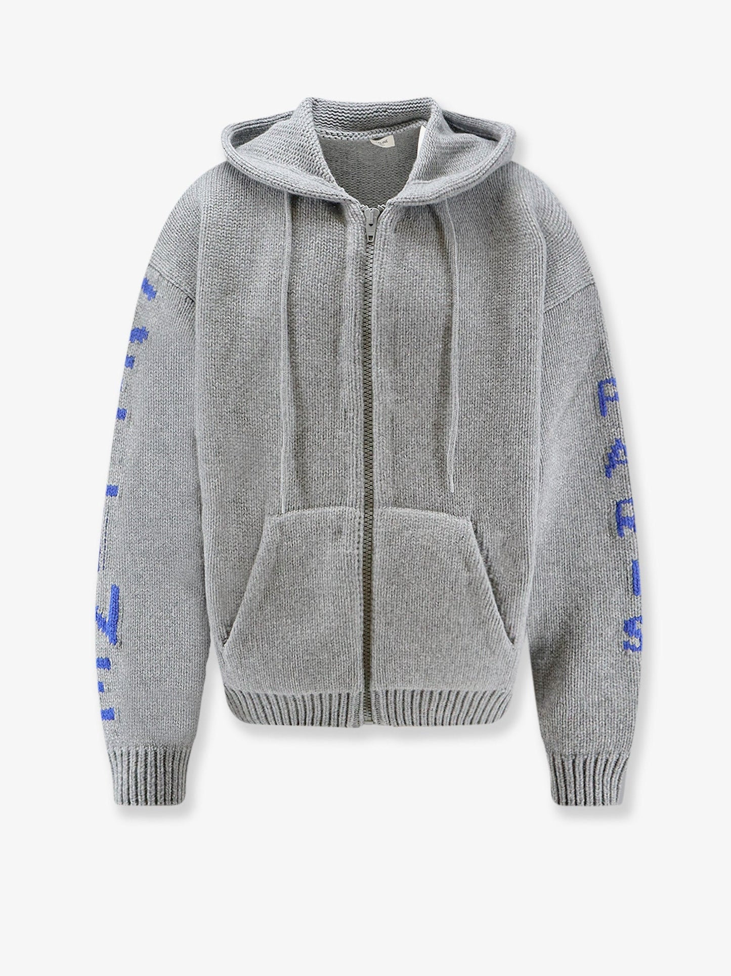 Celine Men Zip-Up Virgin Wool Cardigan CELINE