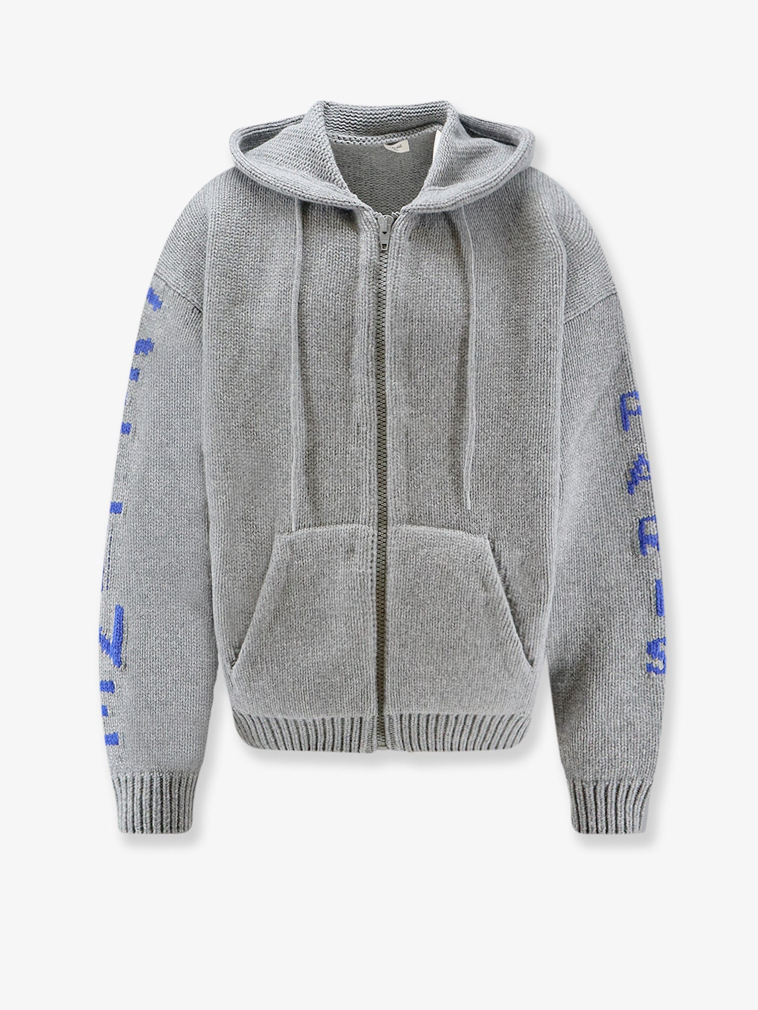 Celine Men Zip-Up Virgin Wool Cardigan CELINE