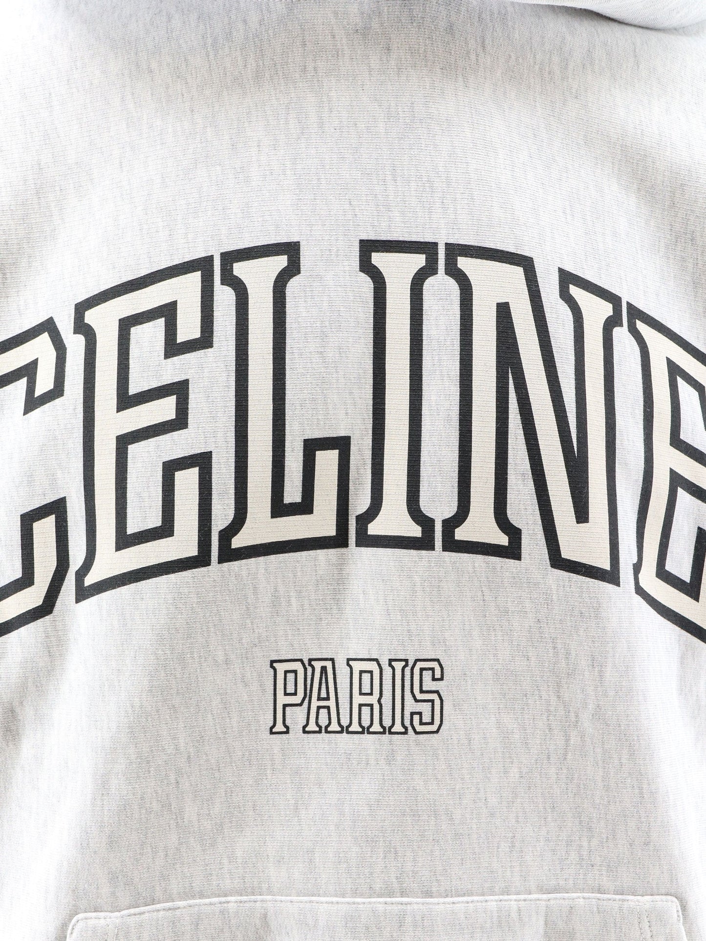 Celine Men Cotton Sweatshirt With Logo Lettering Print CELINE