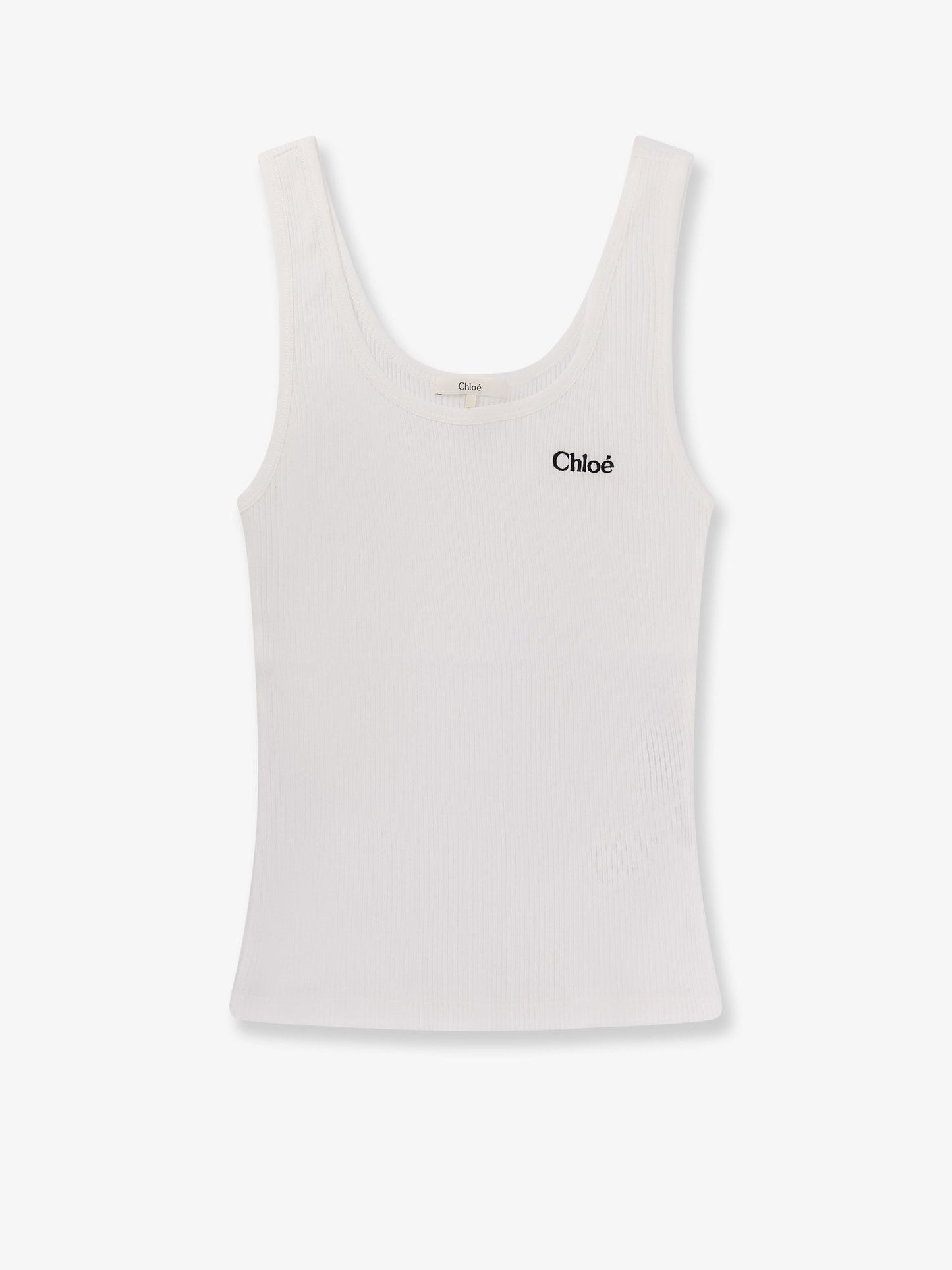 Chloe' Women Ribbed Cotton Tank Top CHLOE