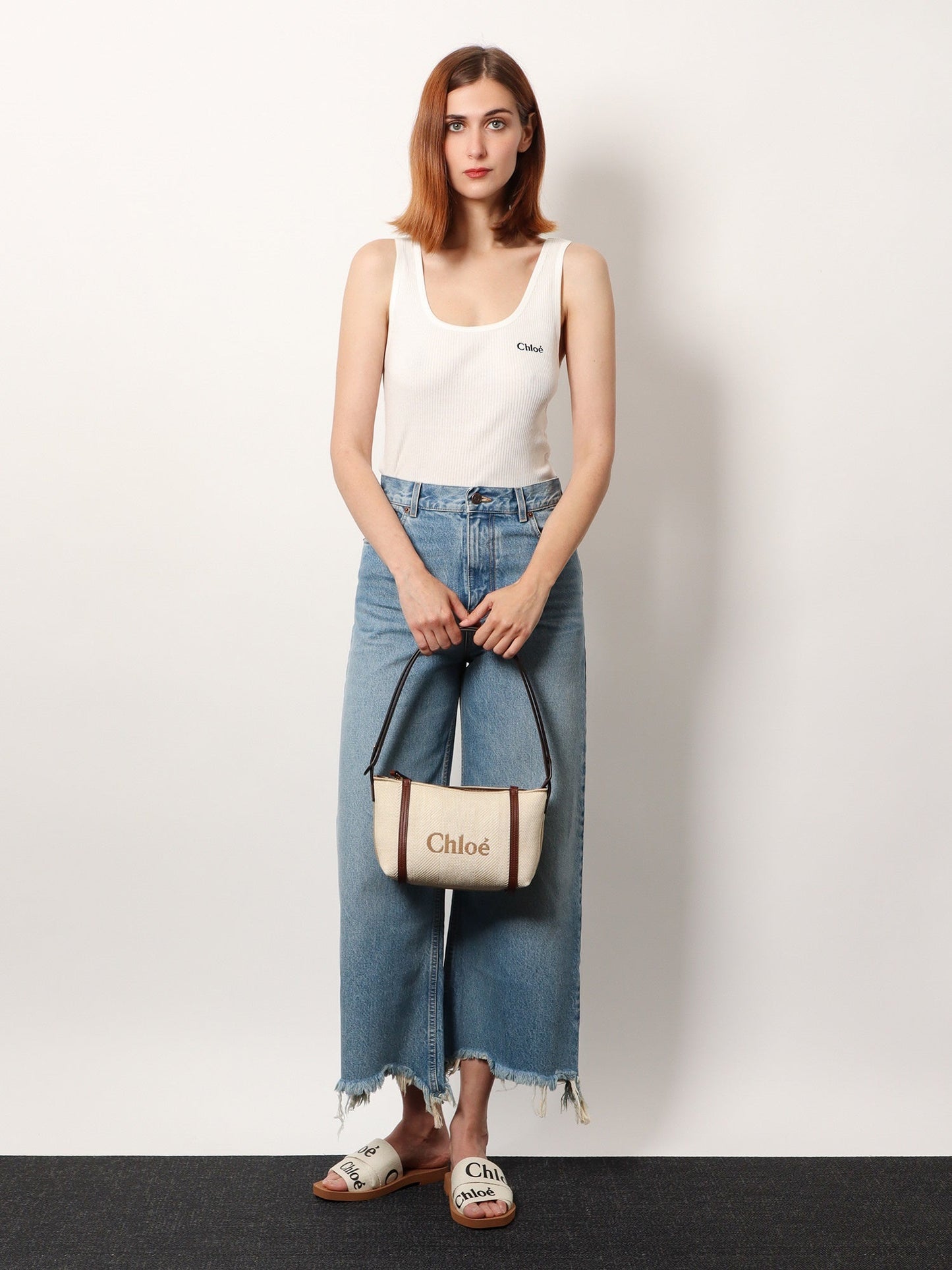 Chloe' Women Ribbed Cotton Tank Top CHLOE