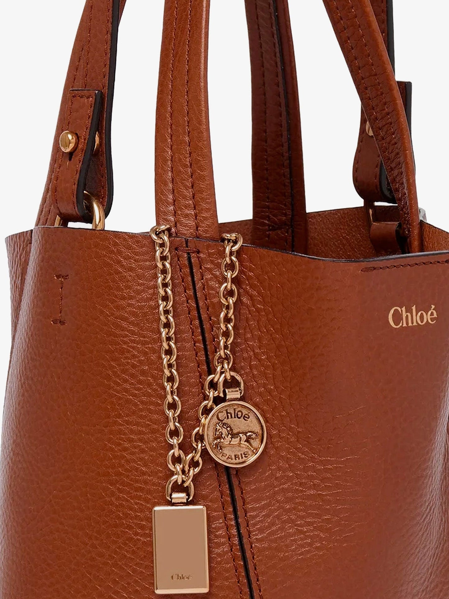 Chloe' Women Chloe Spin Leather Crossbody Bag CHLOE