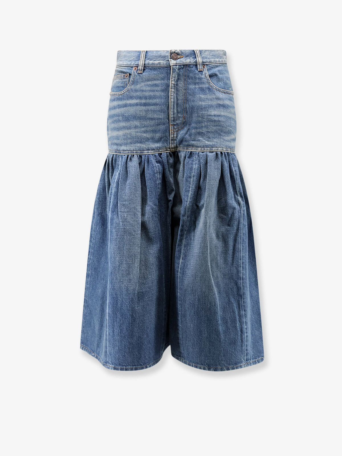 Chloe' Women Lightweight Cotton Denim Fabric Skirt/Trousers CHLOE
