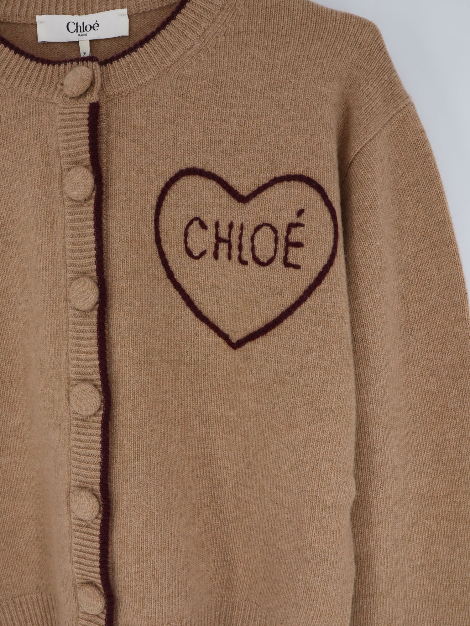 Chloe' Women Wool And Cashmere Wool Cardigan CHLOE