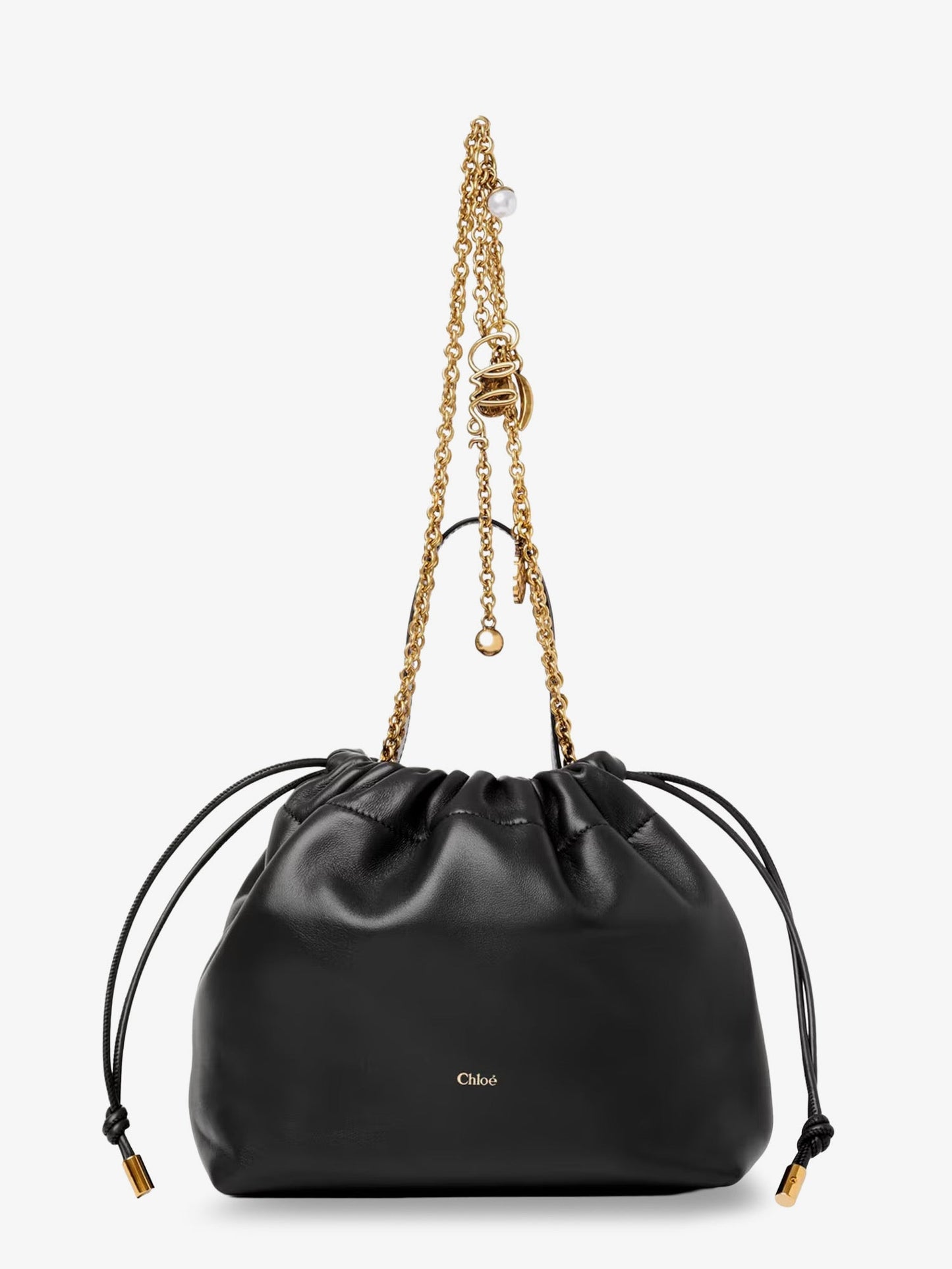 Chloe' Women Chloe Icons Leather Crossbody Bag With Front Logo CHLOE