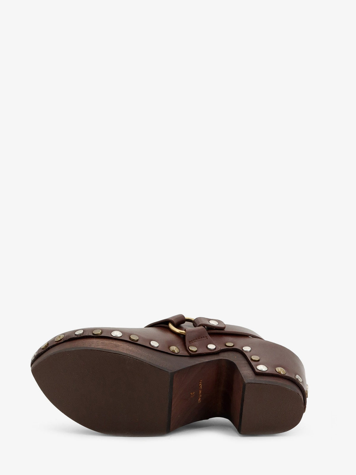 Chloe' Women Talis Wedge Leather Clogs CHLOE