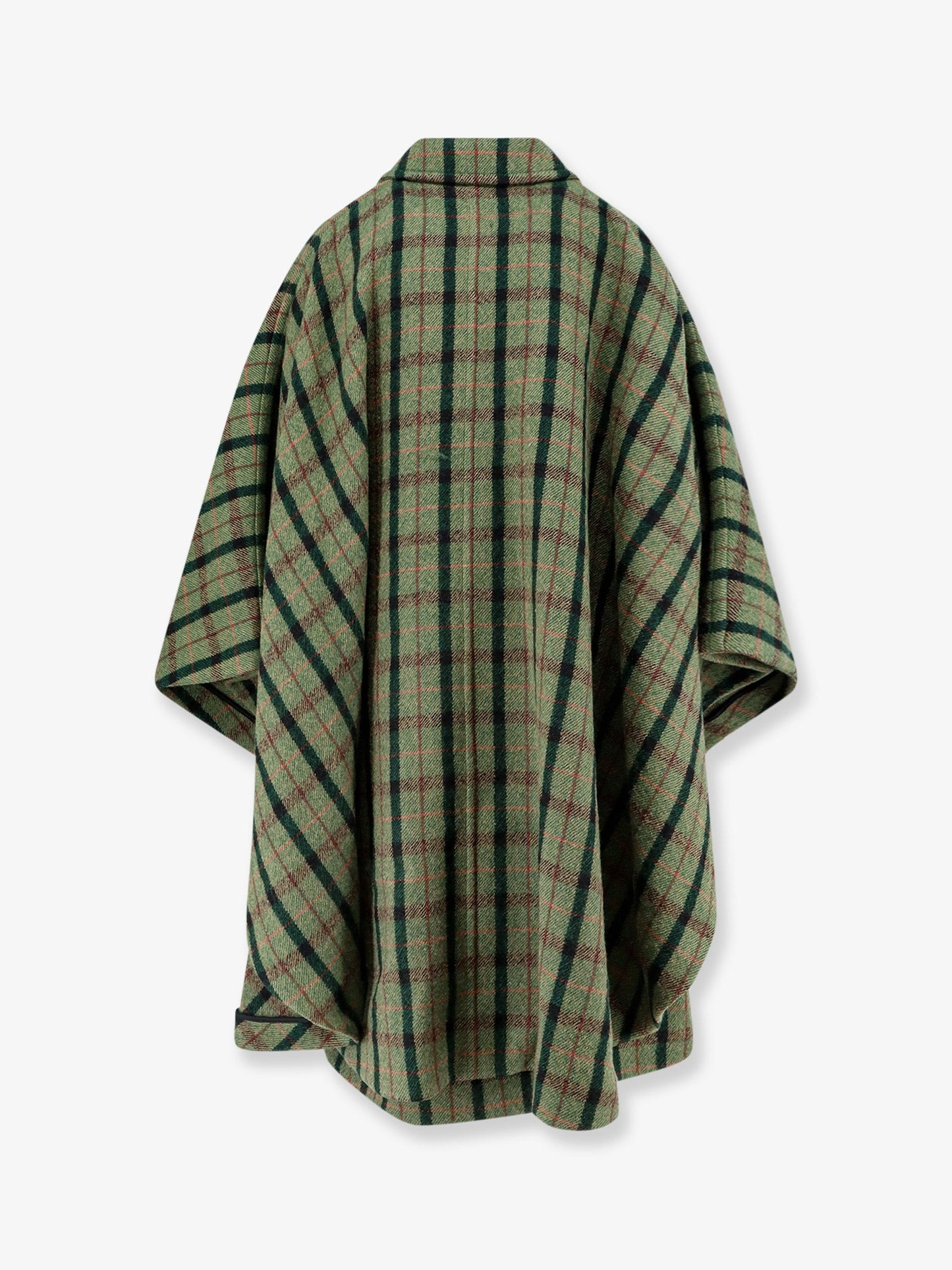 Chloe' Women Madras Wool Cape Coat CHLOE