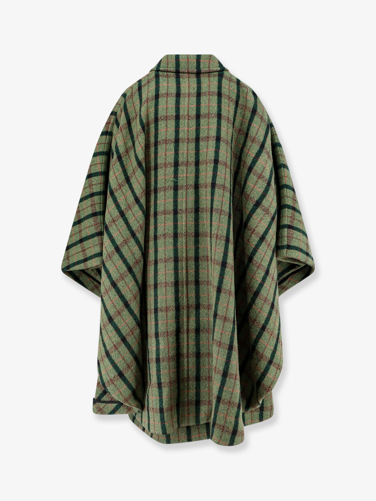 Chloe' Women Madras Wool Cape Coat CHLOE