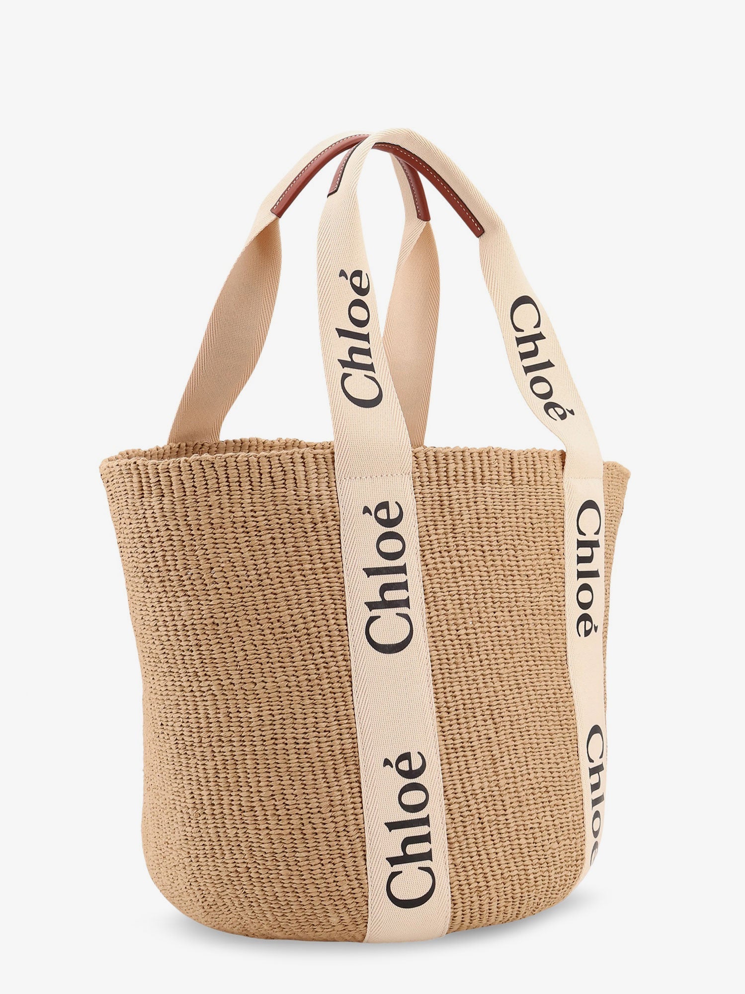 Chloe' Women Woody Raffia Shoulder Bag CHLOE