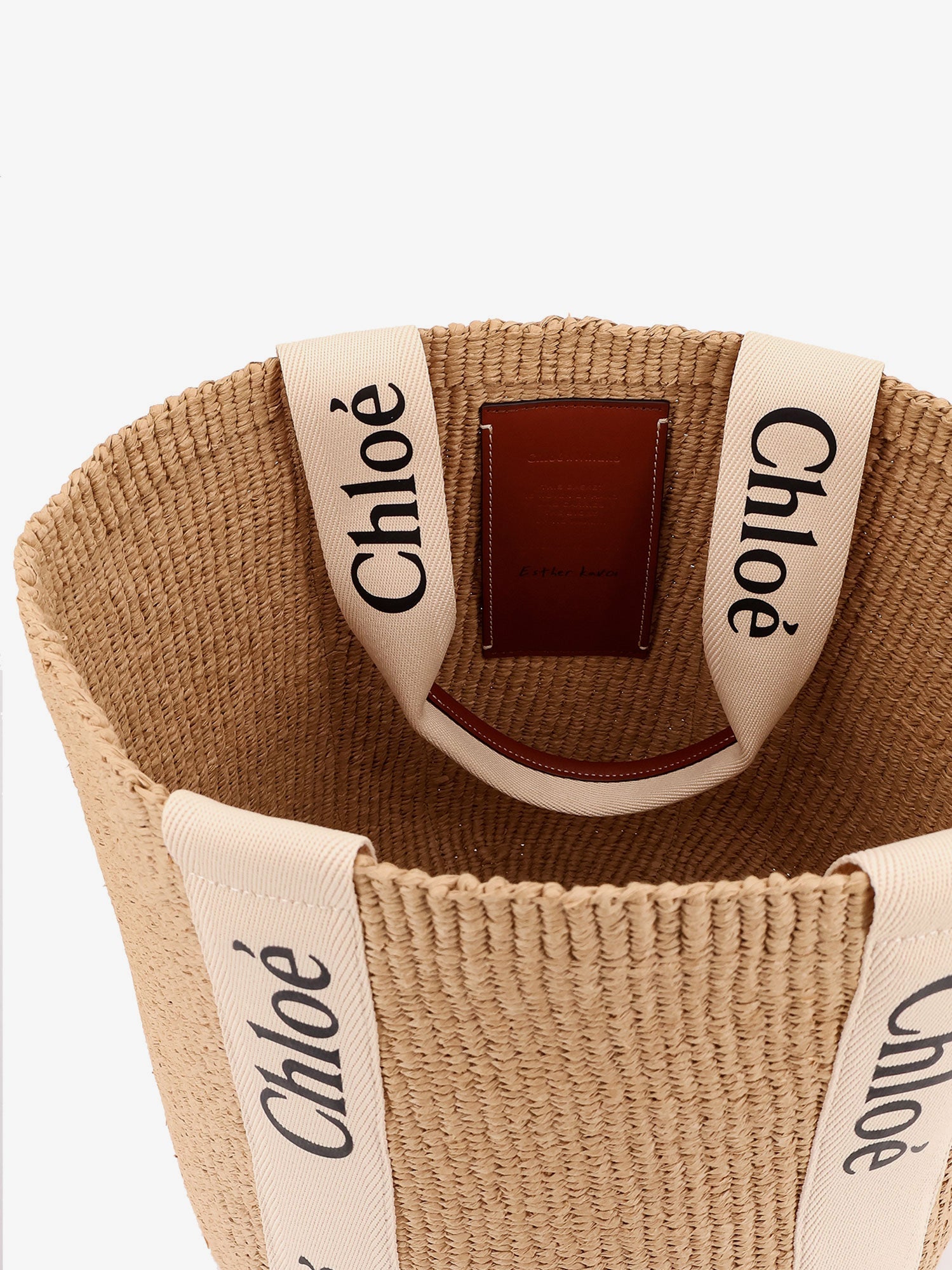 Chloe' Women Woody Raffia Shoulder Bag CHLOE
