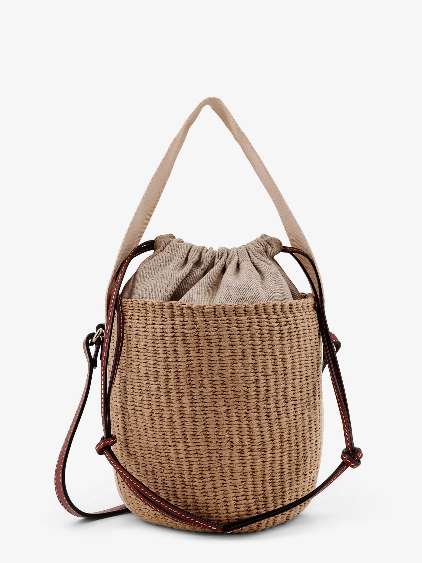 Chloe' Women Woody Raffia Bucket Bag CHLOE