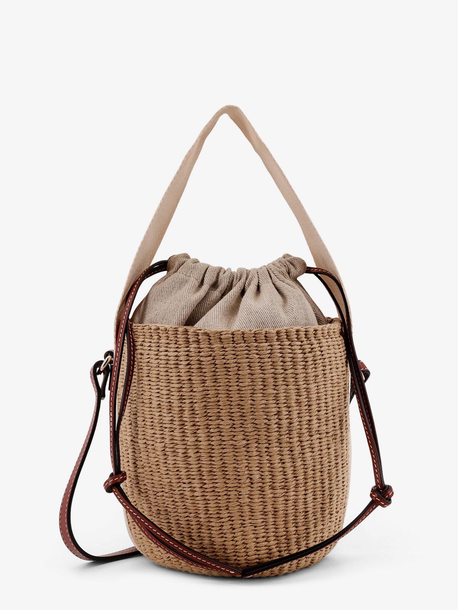Chloe' Women Woody Raffia Bucket Bag CHLOE
