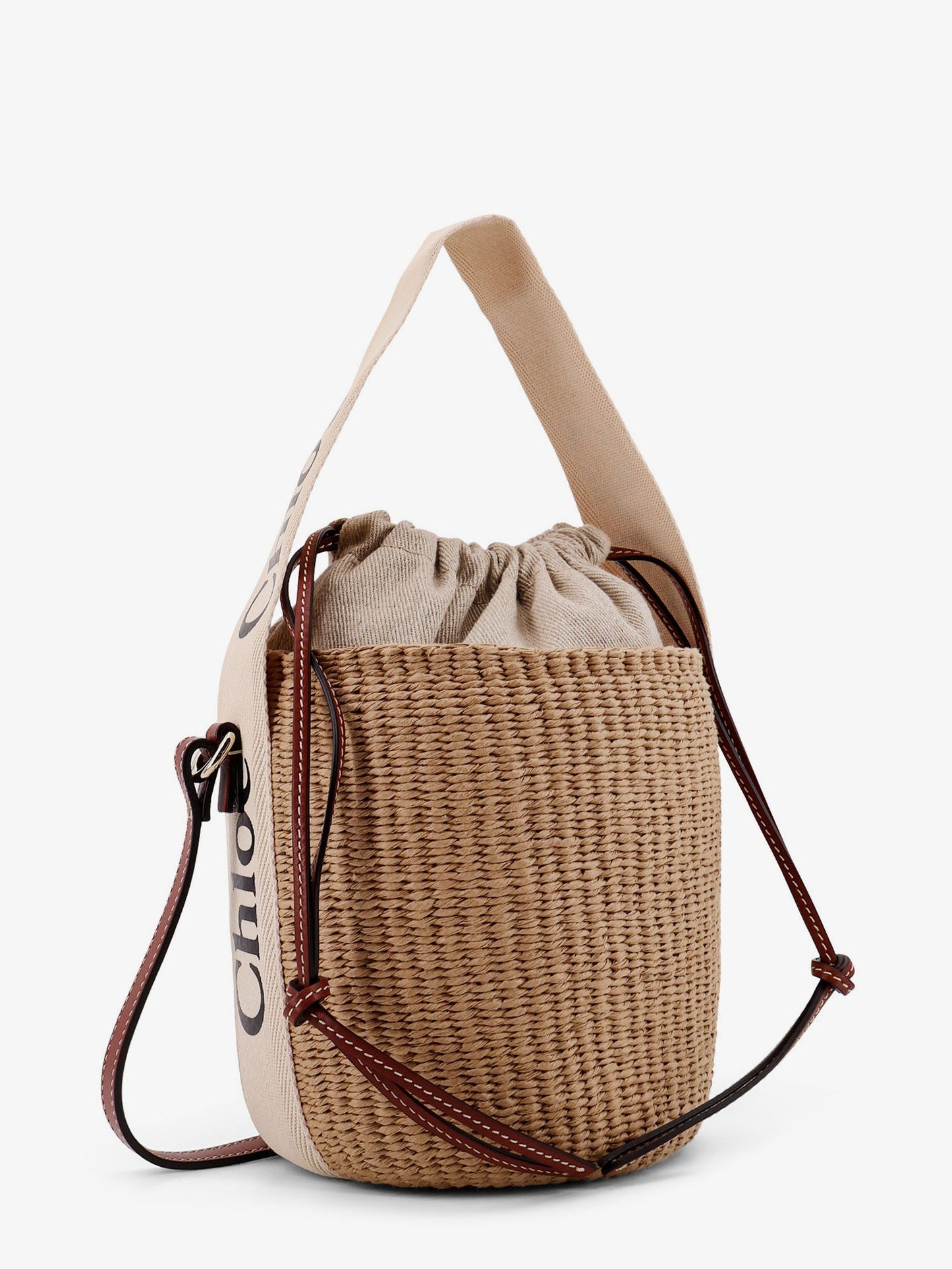 Chloe' Women Woody Raffia Bucket Bag CHLOE