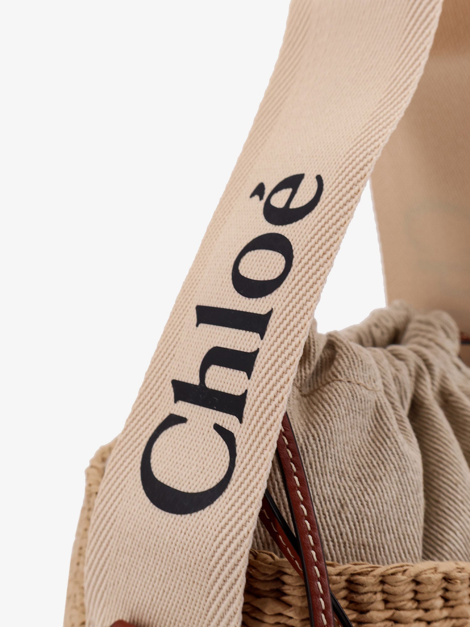 Chloe' Women Woody Raffia Bucket Bag CHLOE