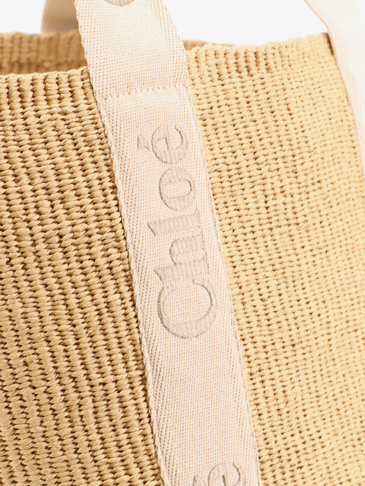 Chloe' Women Woody Raffia Shoulder Bag CHLOE