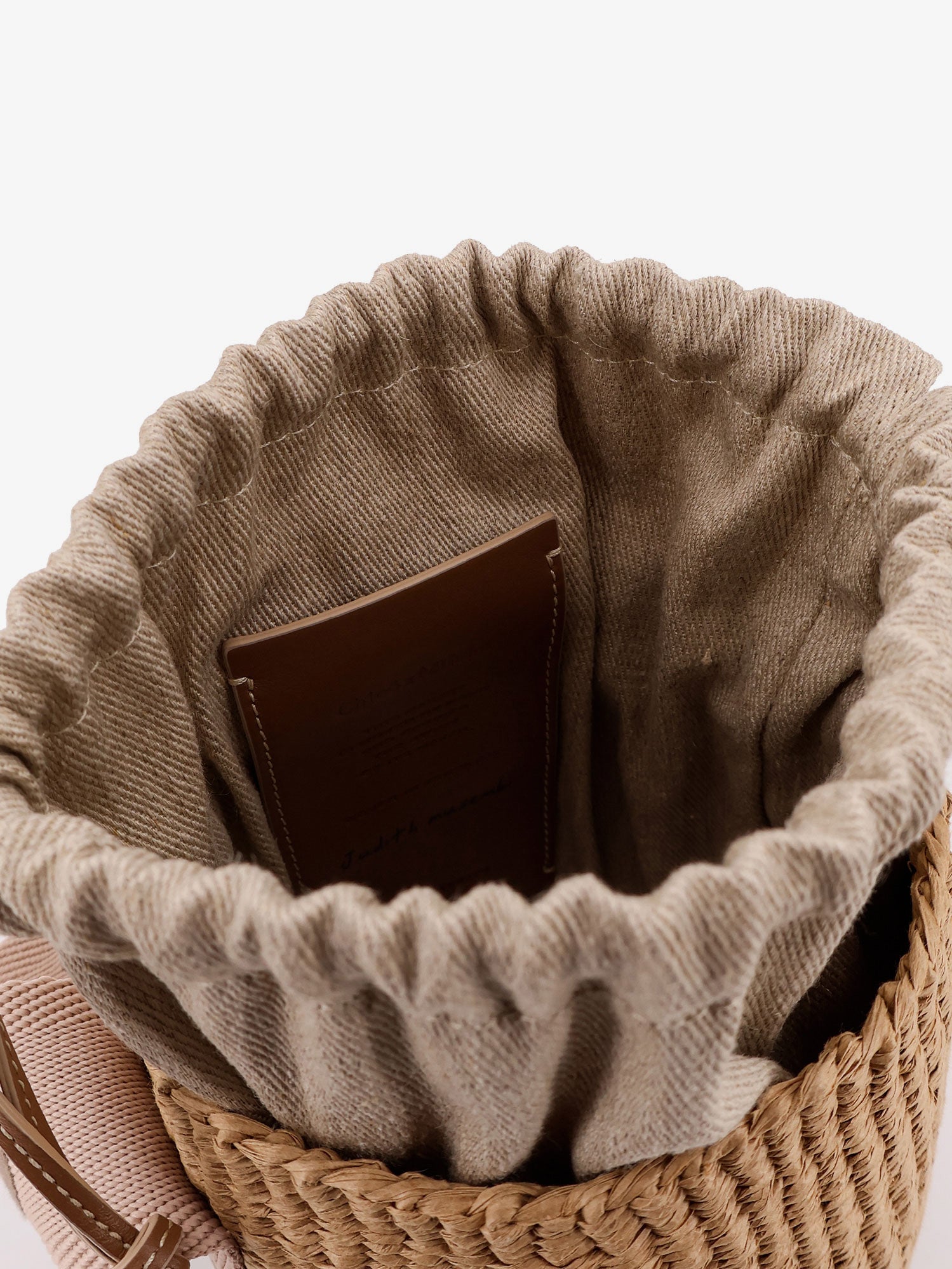 Chloe' Women Woody Raffia Bucket Bag CHLOE