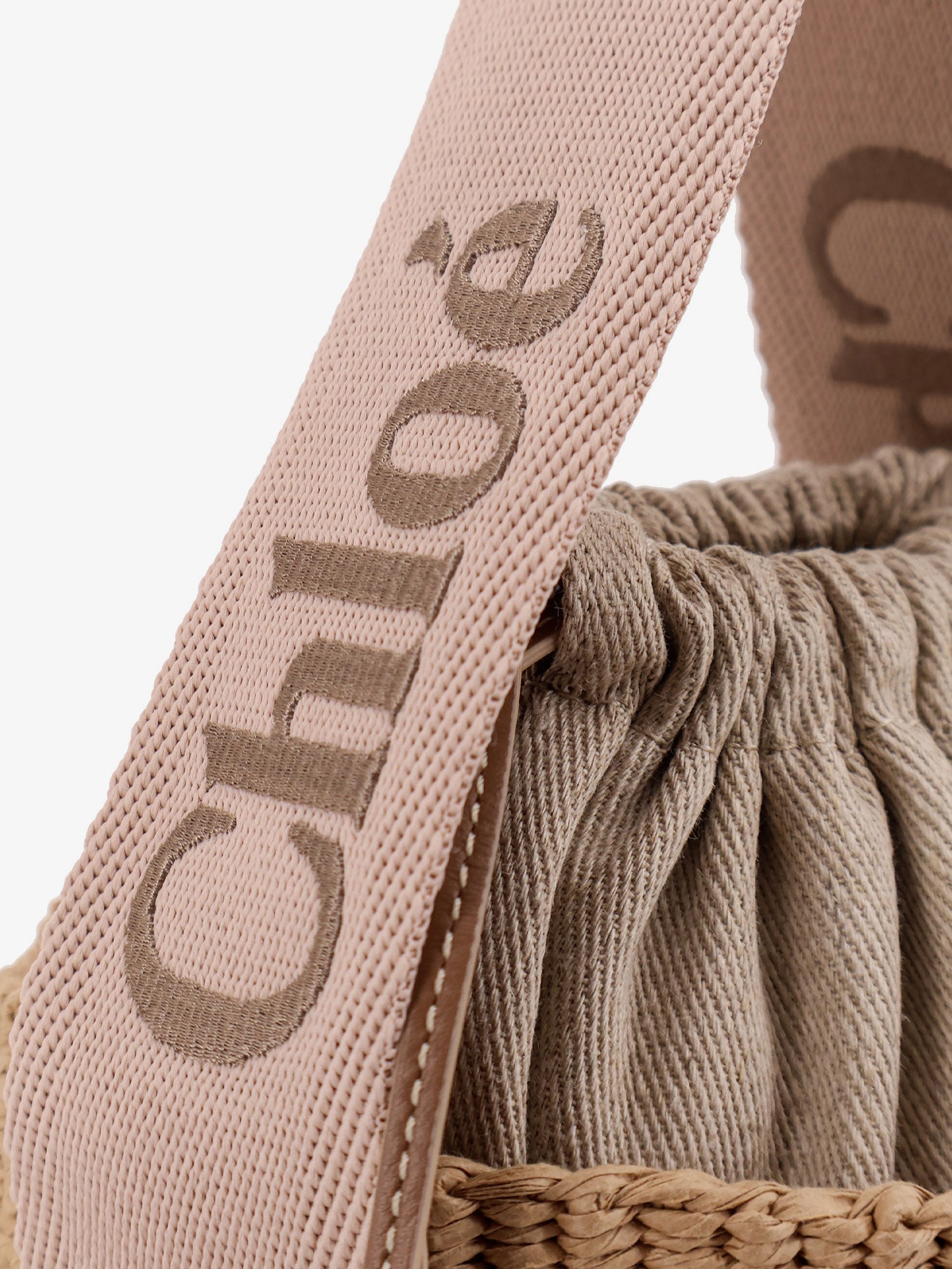 Chloe' Women Woody Raffia Bucket Bag CHLOE