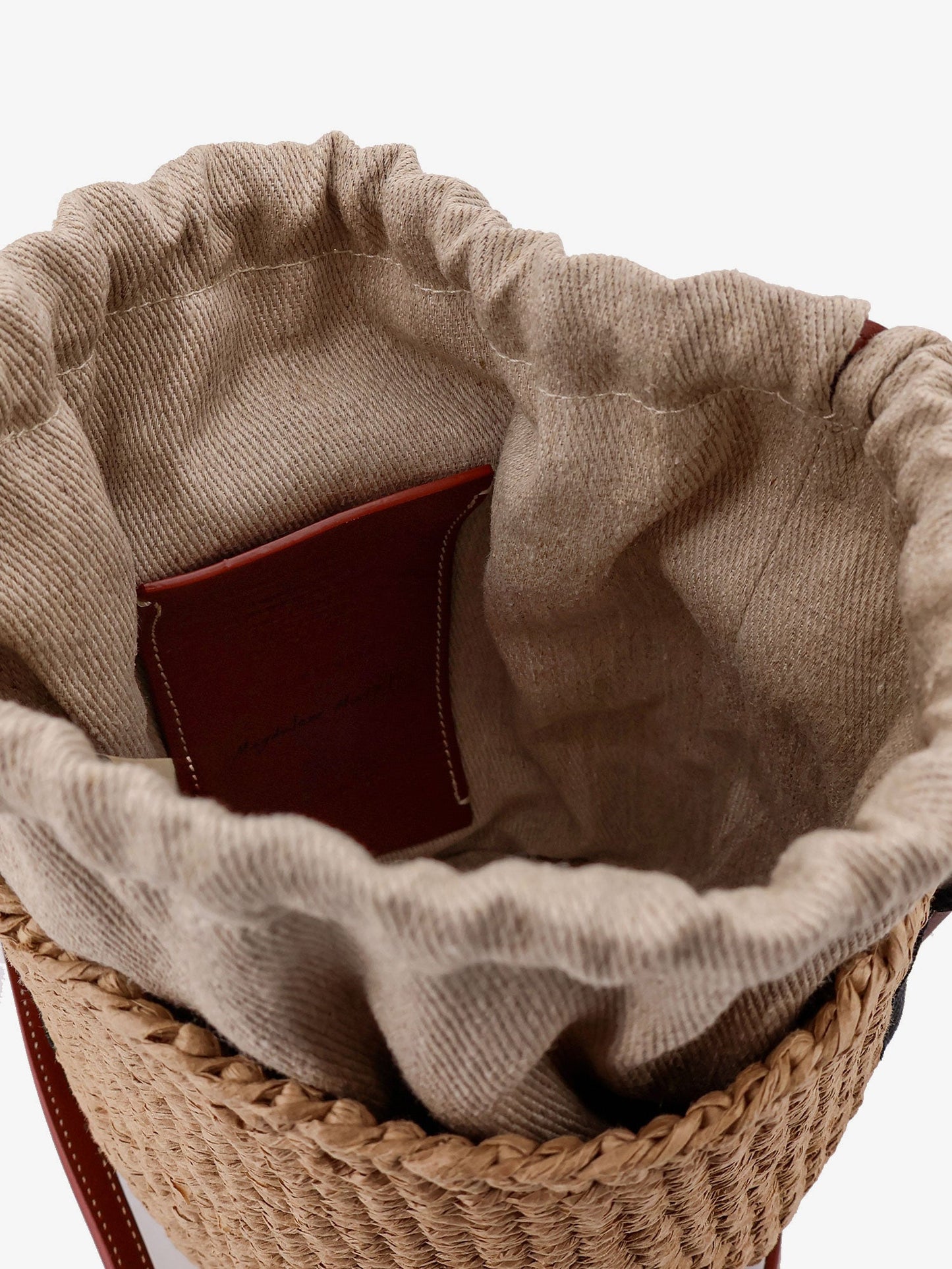 Chloe' Women Woody Raffia Bucket Bag CHLOE
