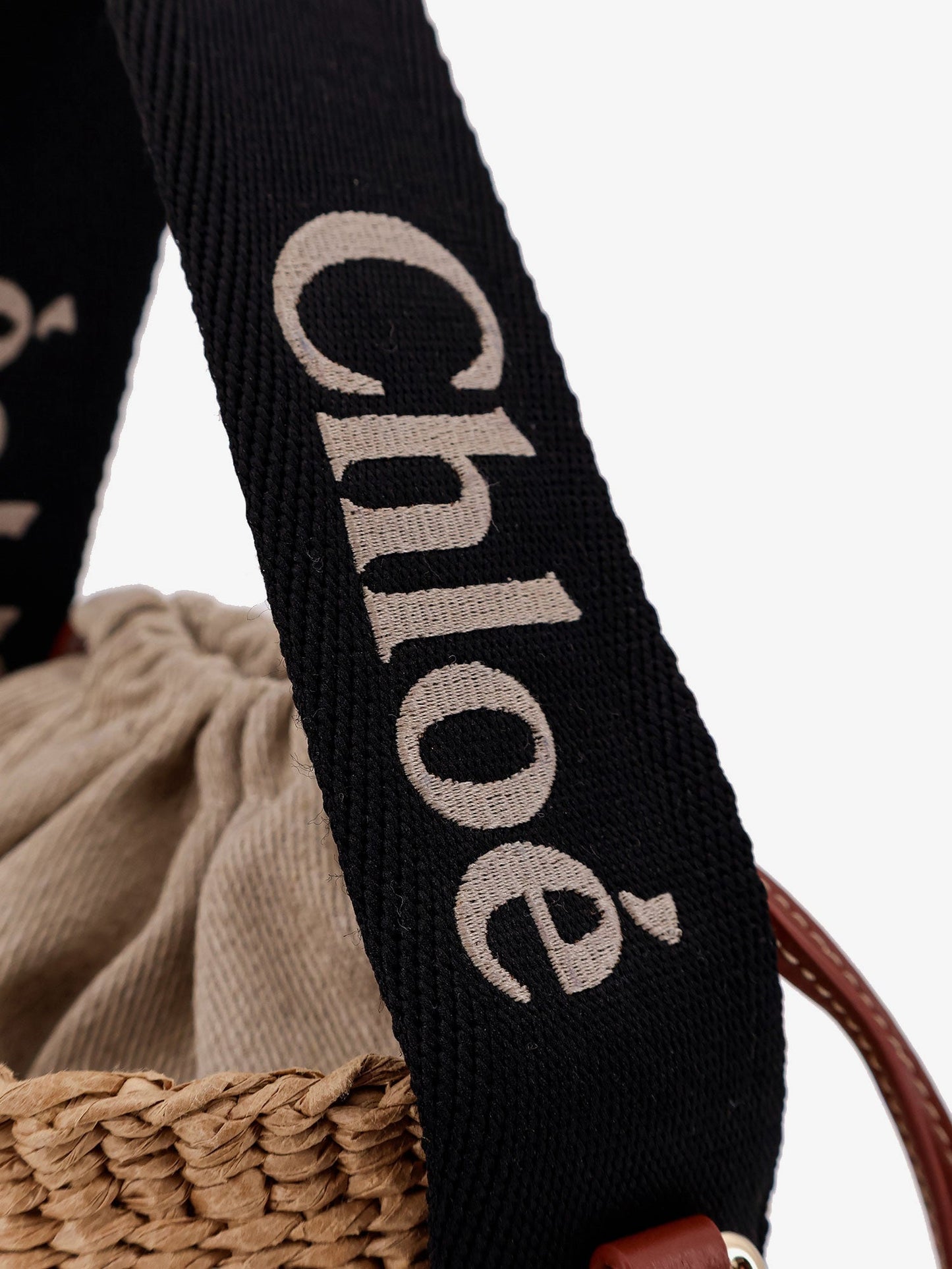 Chloe' Women Woody Raffia Bucket Bag CHLOE