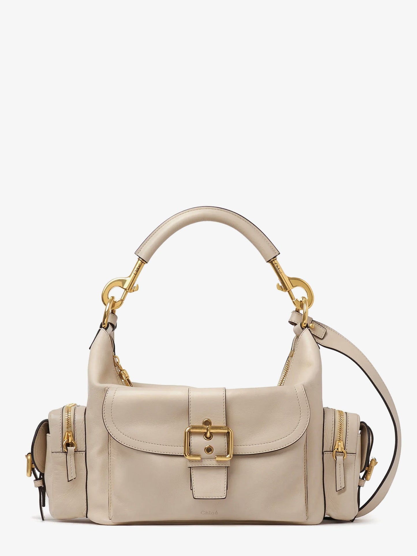 Chloe' Women Medium Double Carry Leather Shoulder Bag CHLOE