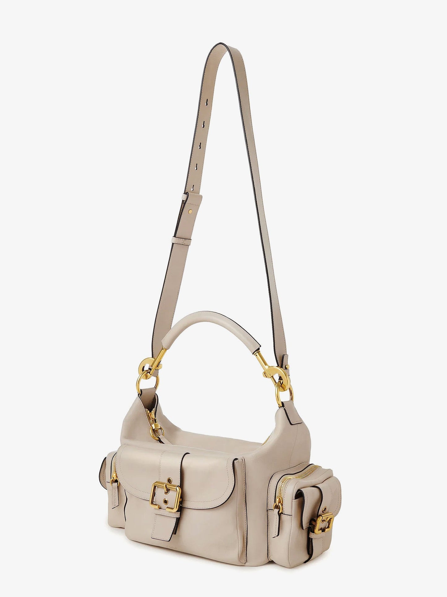 Chloe' Women Medium Double Carry Leather Shoulder Bag CHLOE