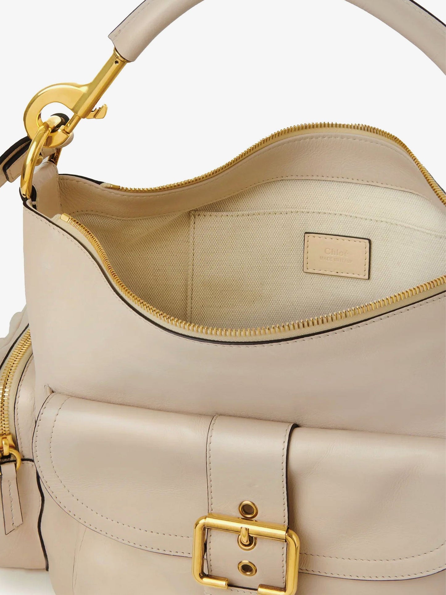Chloe' Women Medium Double Carry Leather Shoulder Bag CHLOE