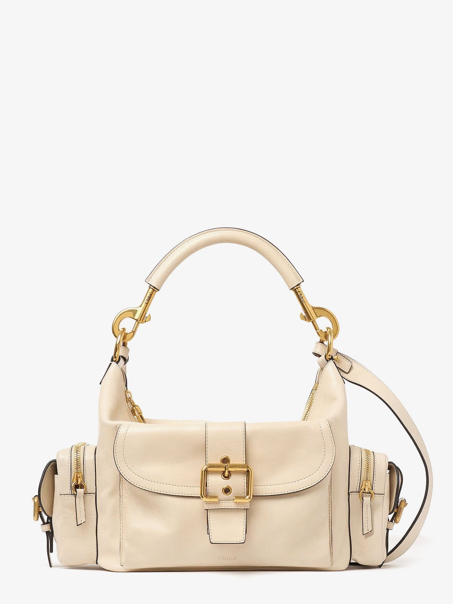 Chloe' Women Medium Double Carry Leather Shoulder Bag CHLOE