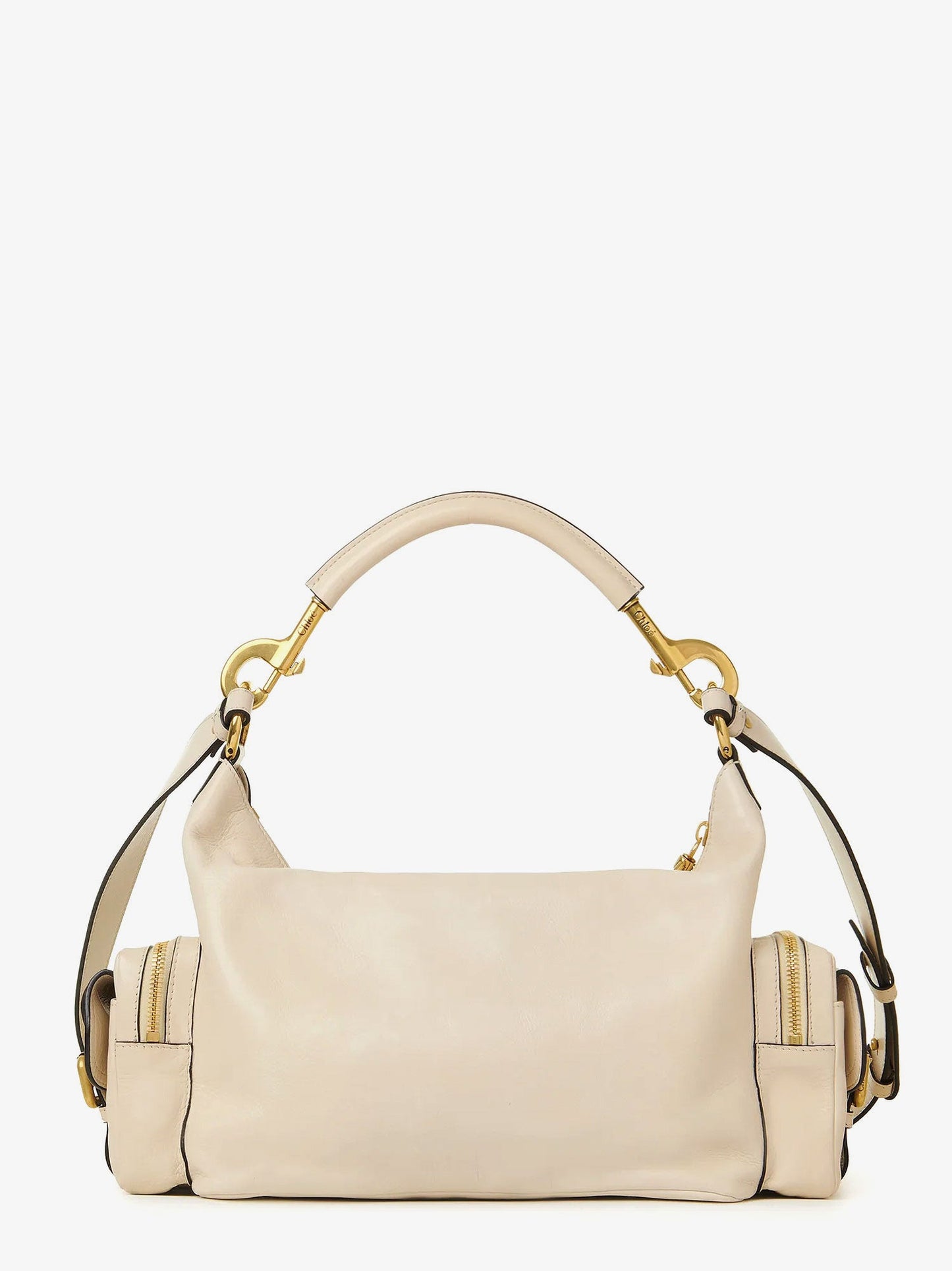 Chloe' Women Medium Double Carry Leather Shoulder Bag CHLOE