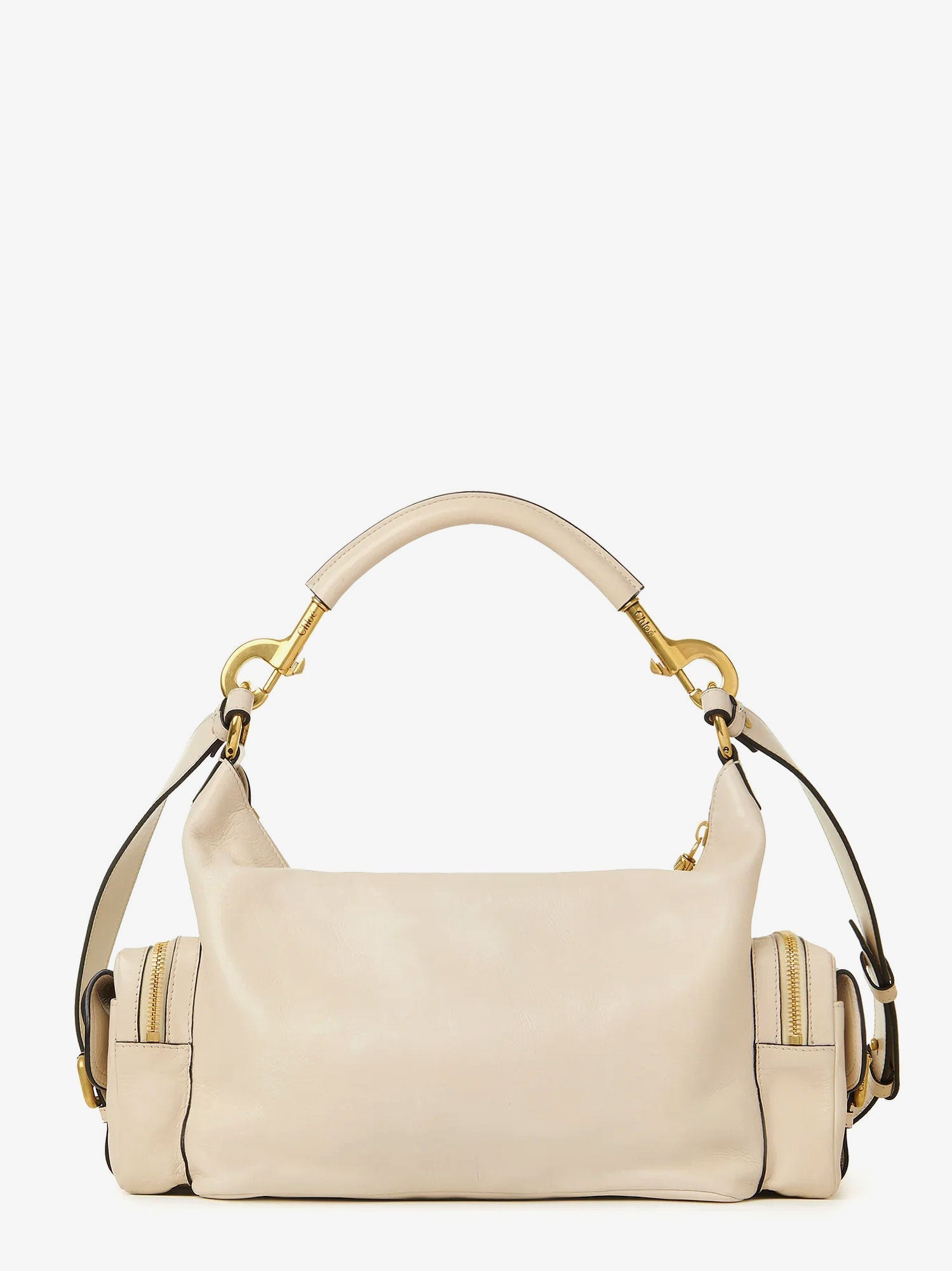Chloe' Women Medium Double Carry Leather Shoulder Bag CHLOE