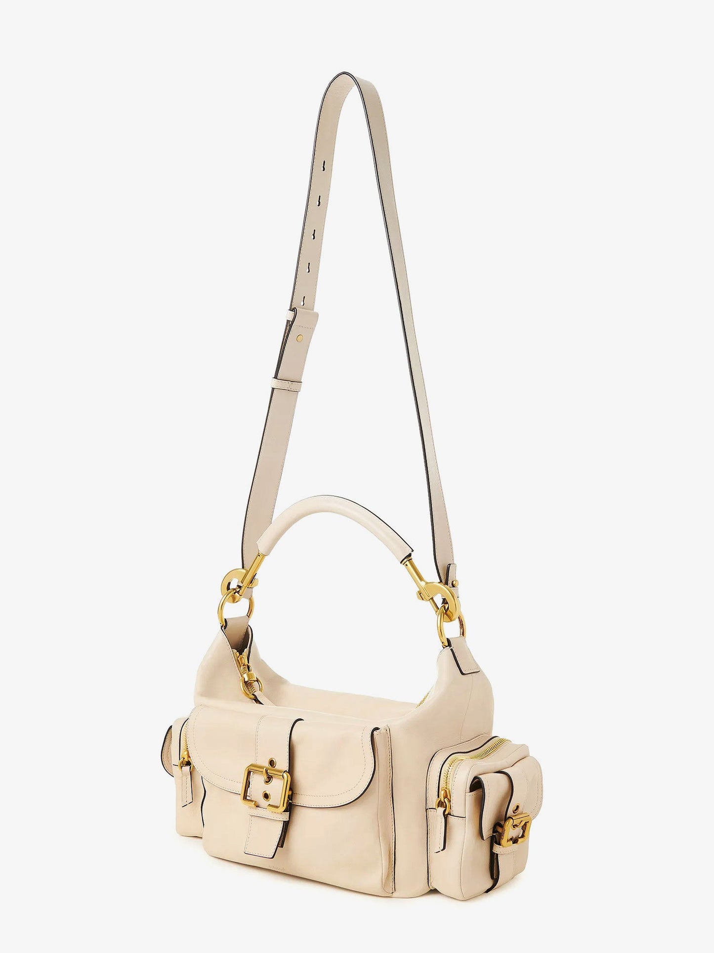 Chloe' Women Medium Double Carry Leather Shoulder Bag CHLOE