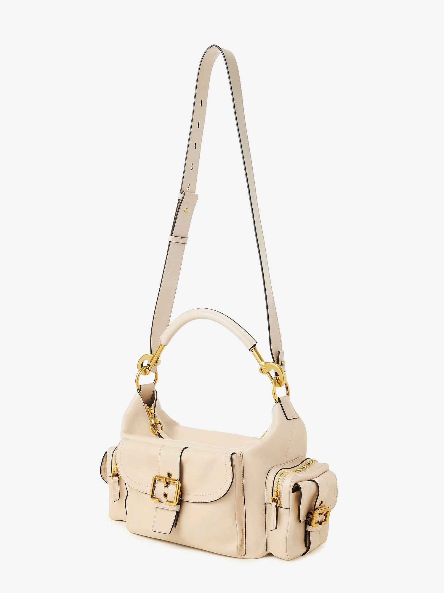 Chloe' Women Medium Double Carry Leather Shoulder Bag CHLOE