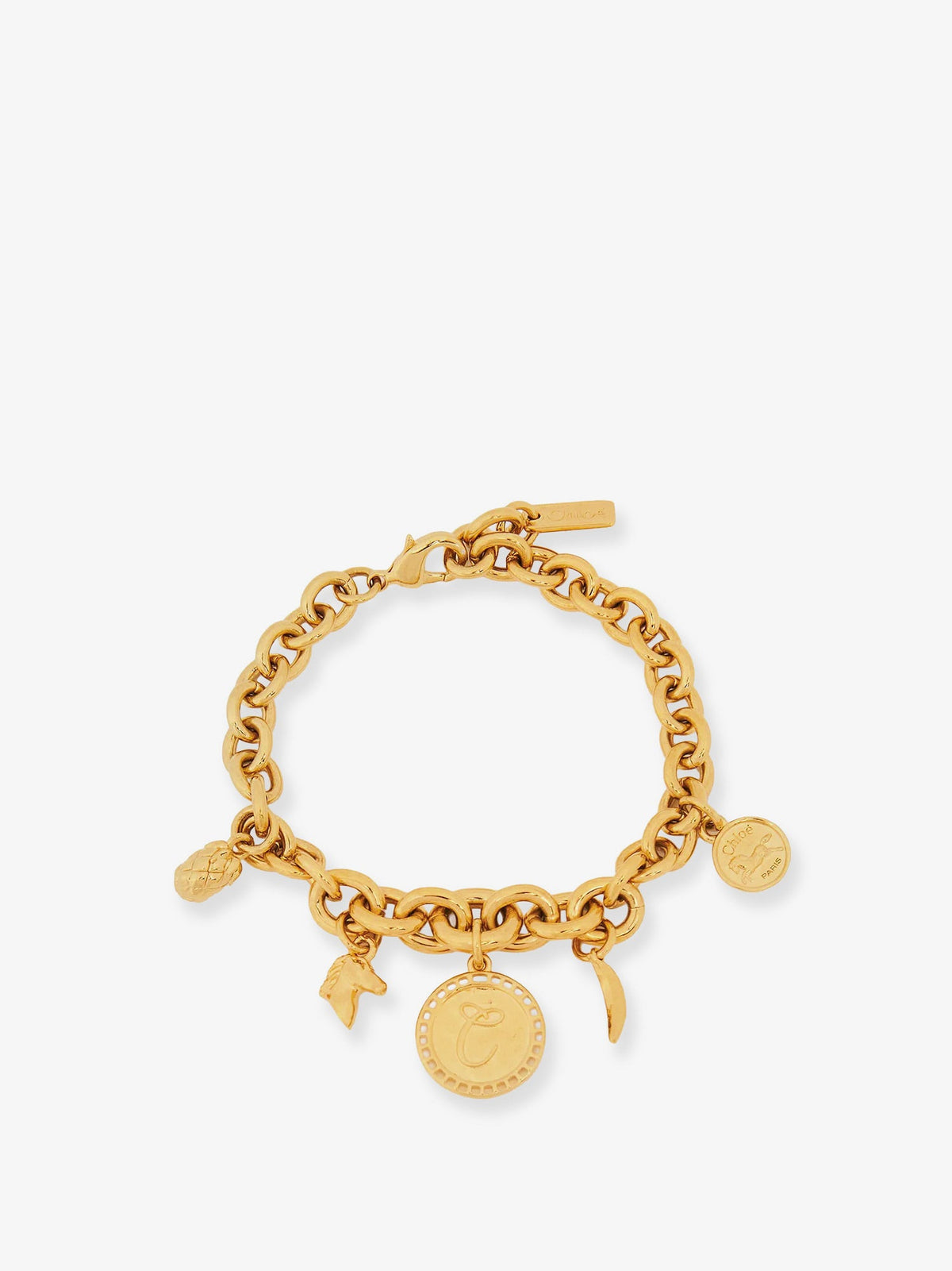 Chloe' Women Brass Bracelet With Charms CHLOE