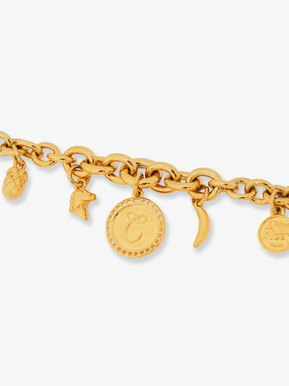 Chloe' Women Brass Bracelet With Charms CHLOE