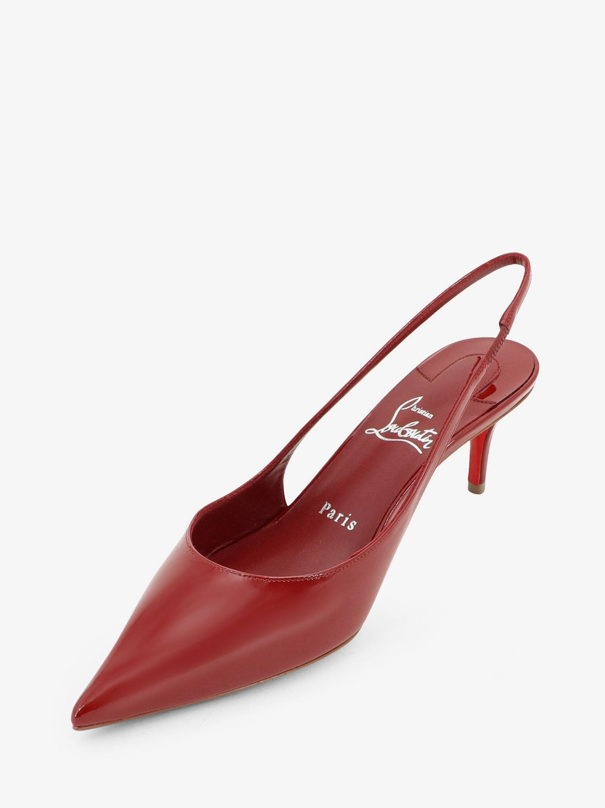Christian Louboutin Women Miss Z Patent Leather Slingback Decollete CHRISTIAN LOUBOUTIN