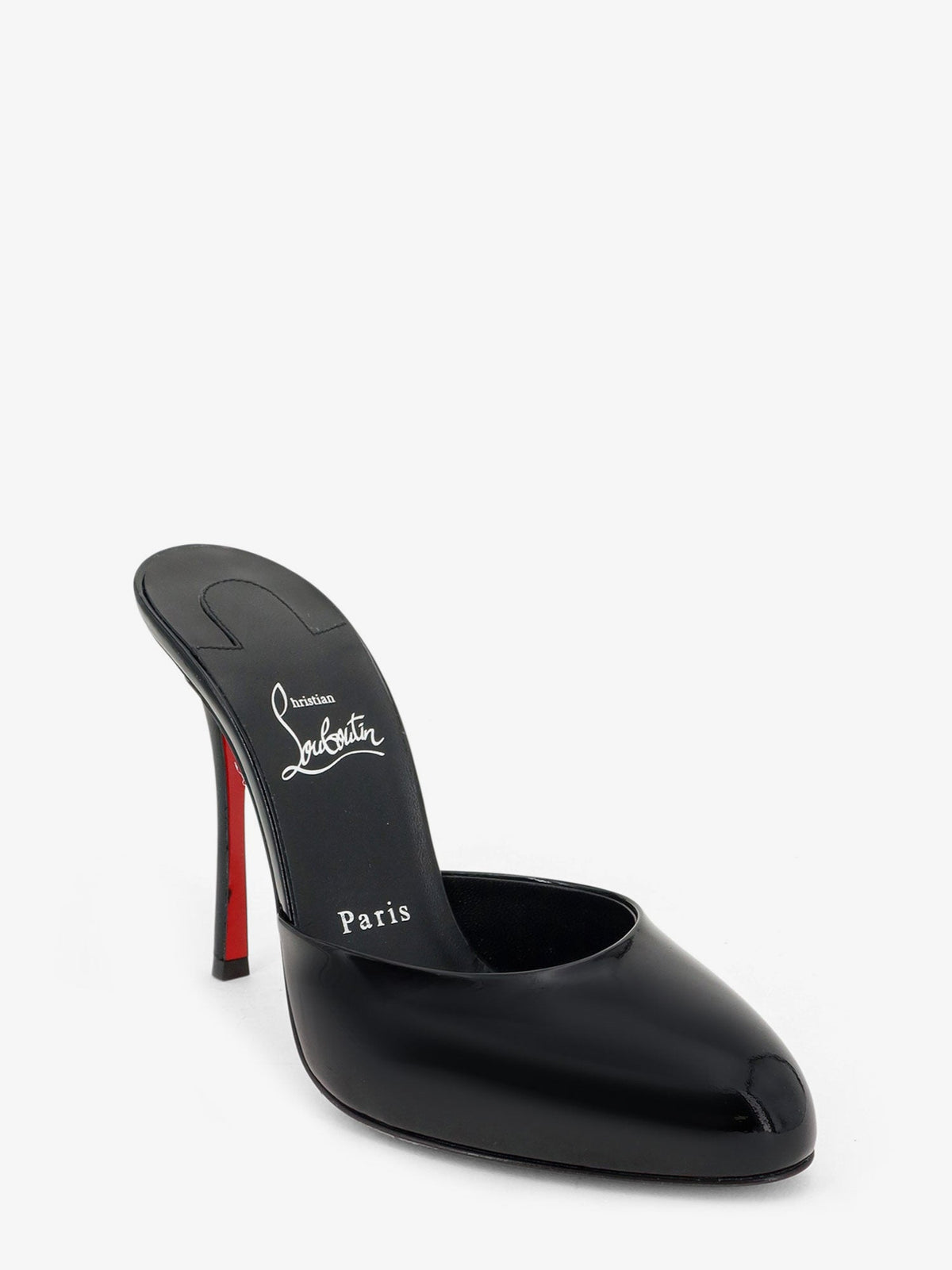Christian Louboutin Women Patent Leather Dolly Mule Sandals CHRISTIAN LOUBOUTIN