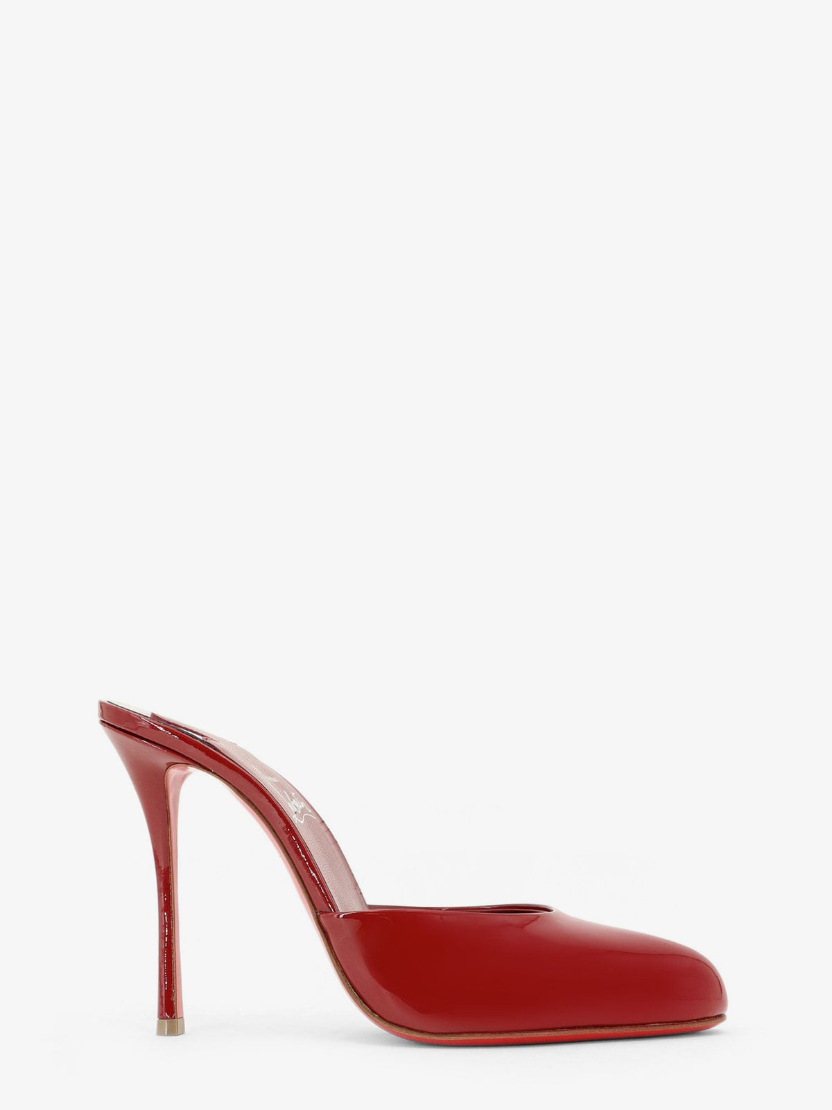 Christian Louboutin Women Patent Leather Dolly Mule Sandals CHRISTIAN LOUBOUTIN