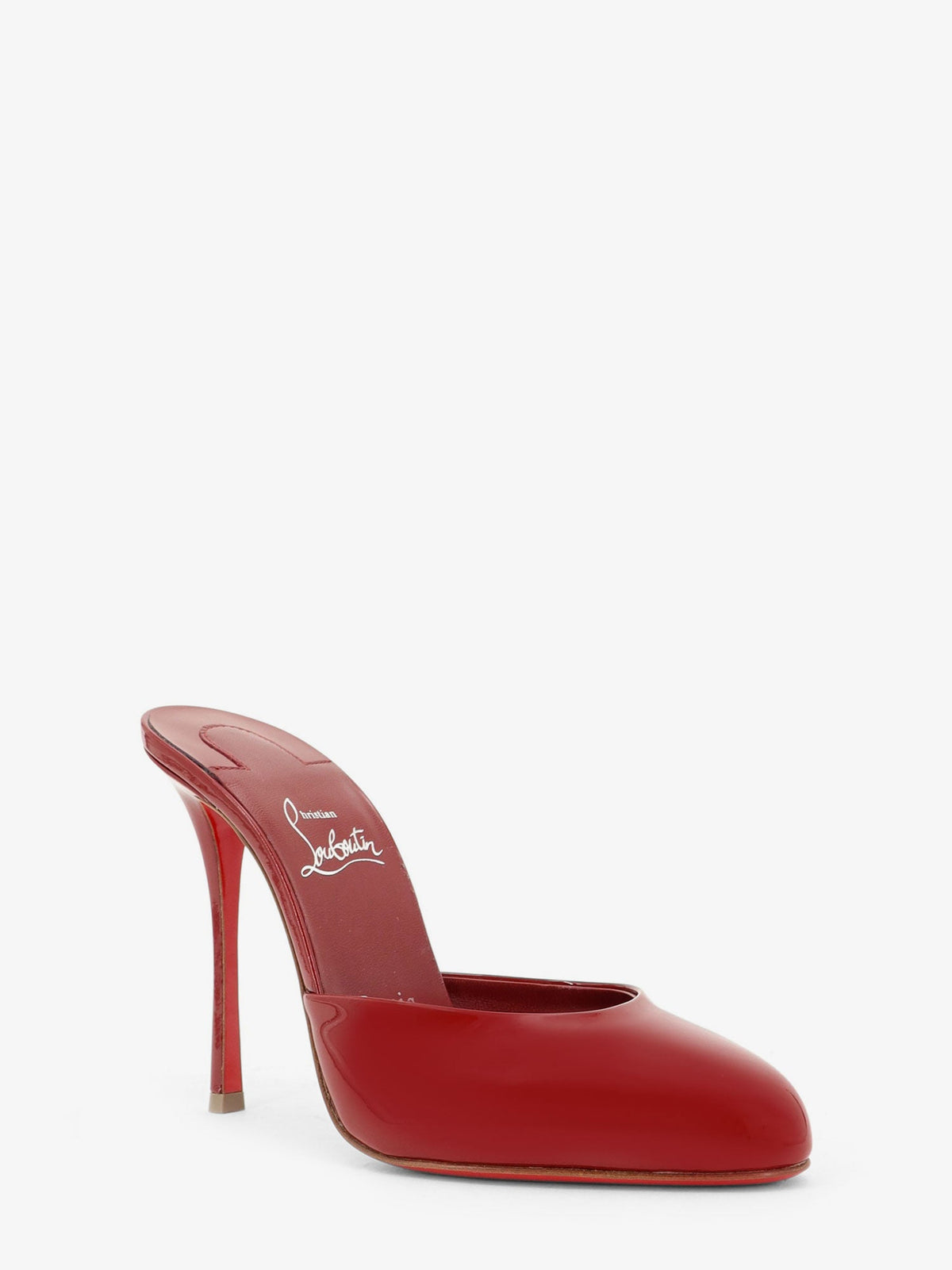 Christian Louboutin Women Patent Leather Dolly Mule Sandals CHRISTIAN LOUBOUTIN