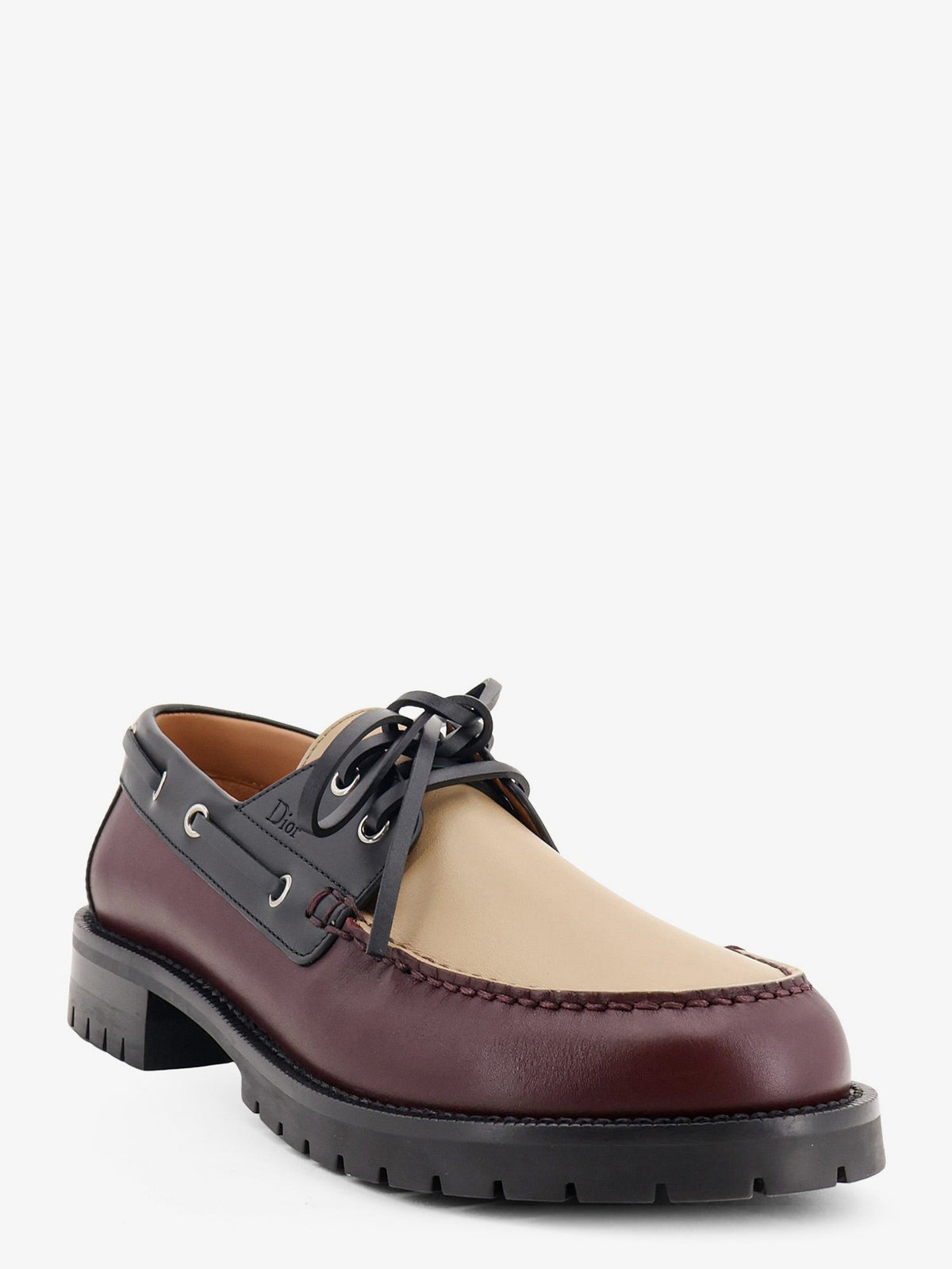 Dior Men Archie Lug Leather Moccasin CHRISTIAN DIOR