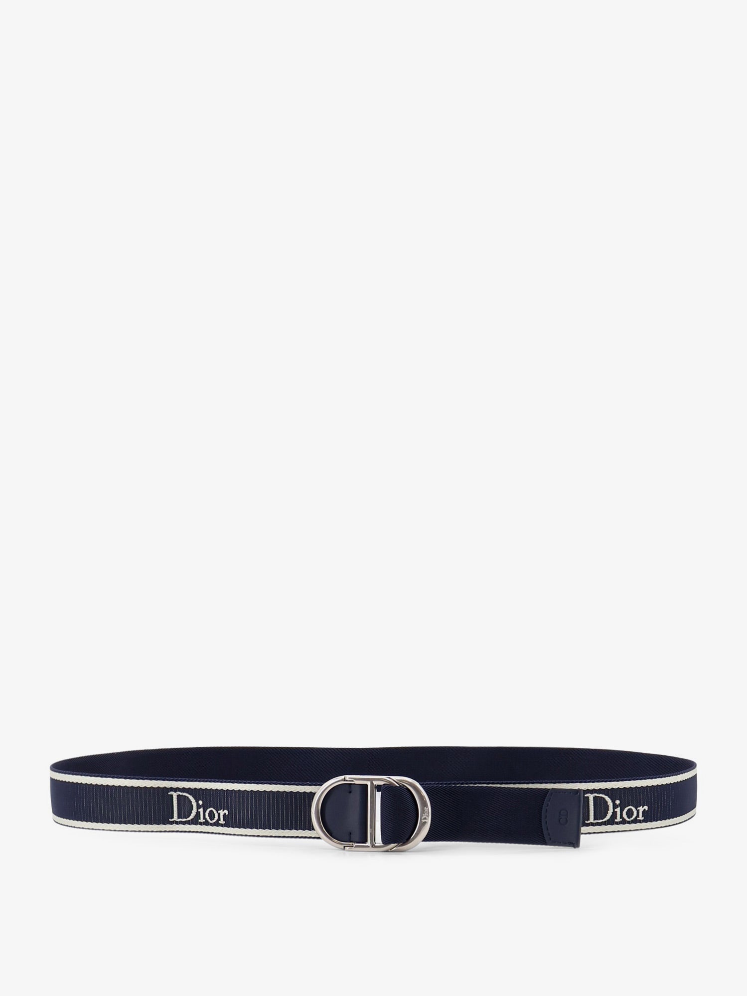 Dior Men Nylon Belt With Embroidered Logo CHRISTIAN DIOR