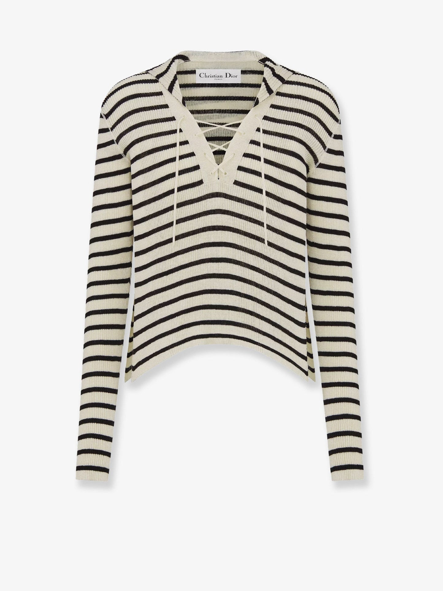 Dior Women Dioriviera Striped Linen And Silk Sweater CHRISTIAN DIOR
