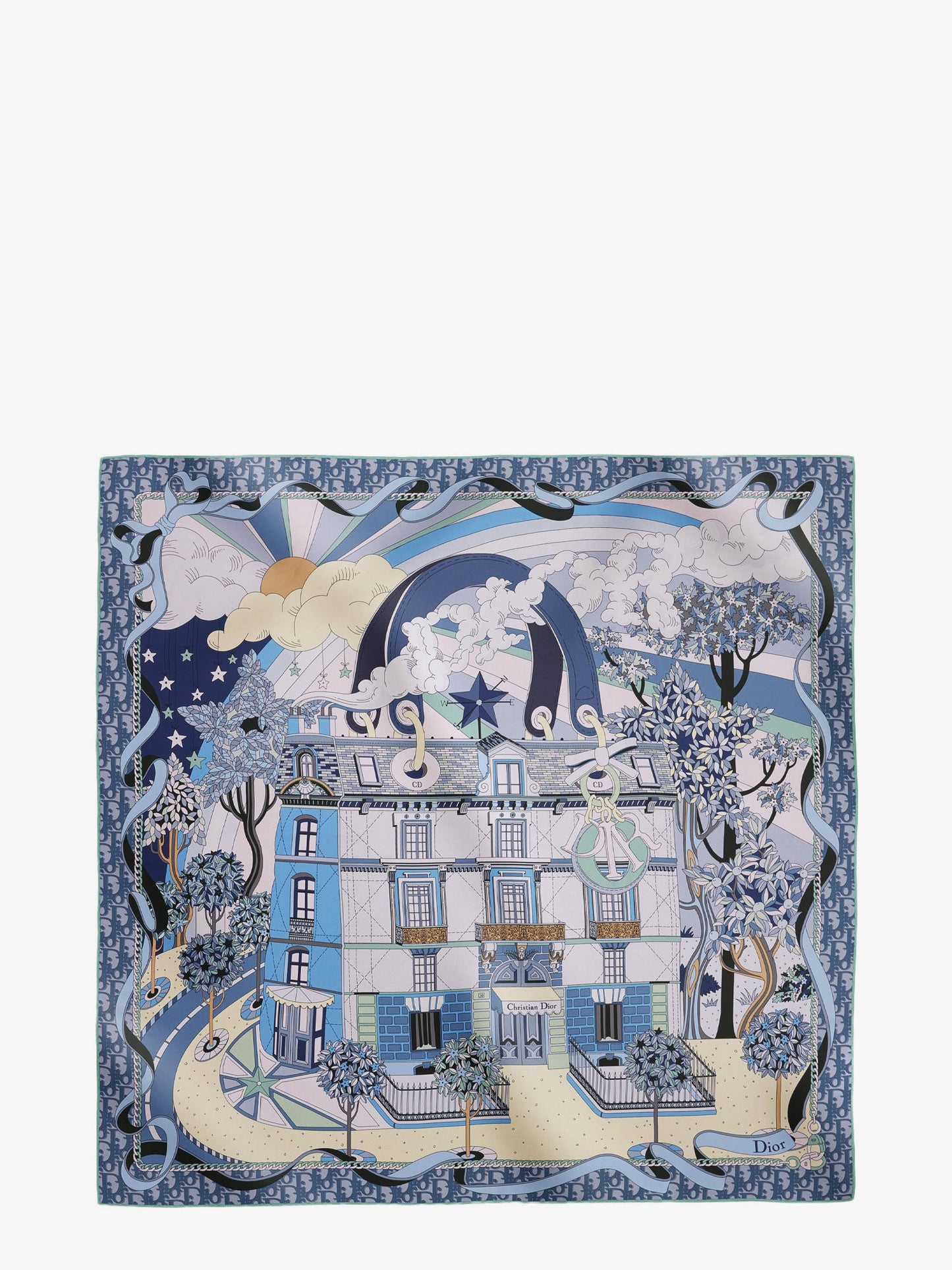 Dior Women Dior Avenue 90 Silk Foulard CHRISTIAN DIOR