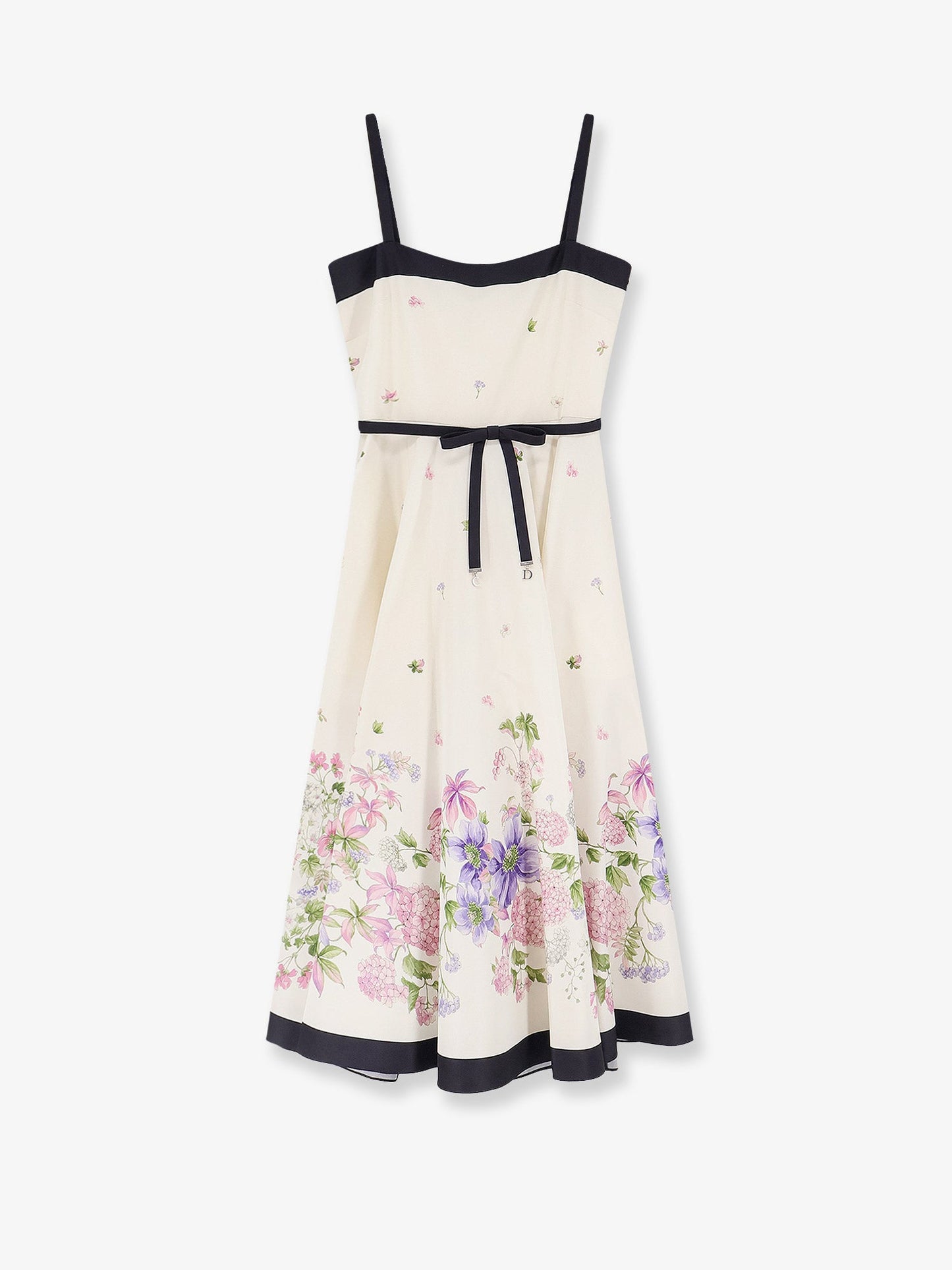 Dior Women Silk Dress With Multicolor Print CHRISTIAN DIOR