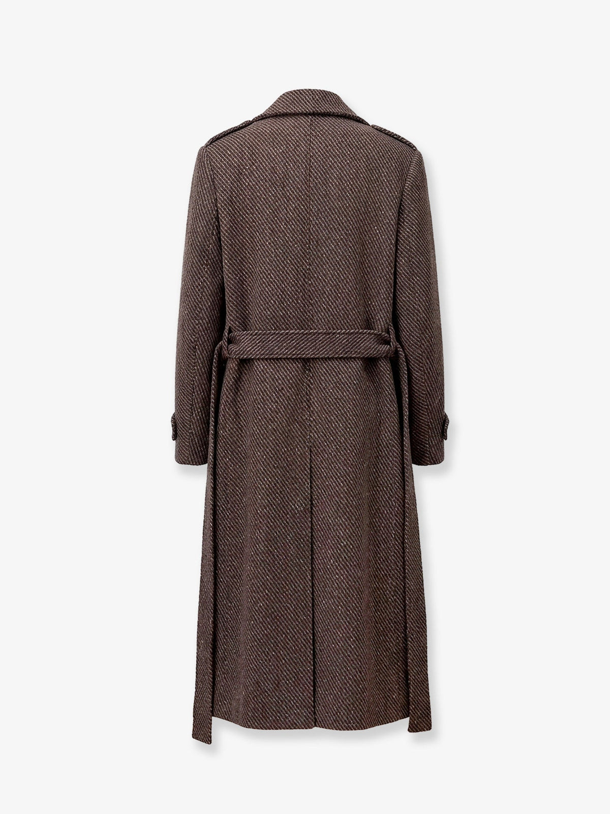 Dior Men Wool And Silk Blend Natte Coat CHRISTIAN DIOR