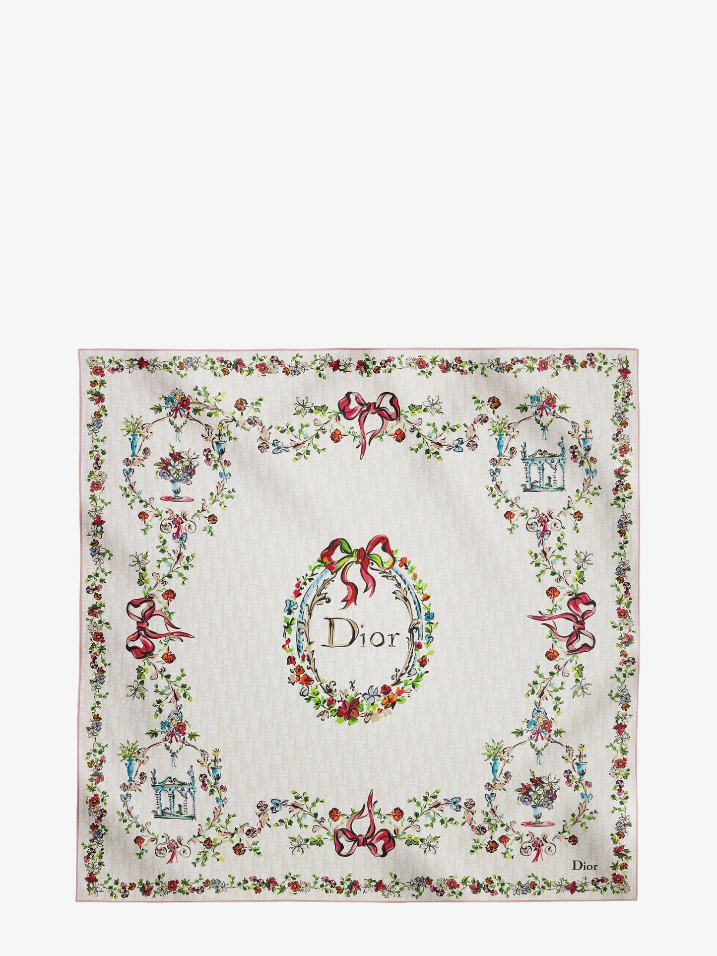 Dior Women Dior Arabesque Dioriviera 90 Silk Foulard CHRISTIAN DIOR