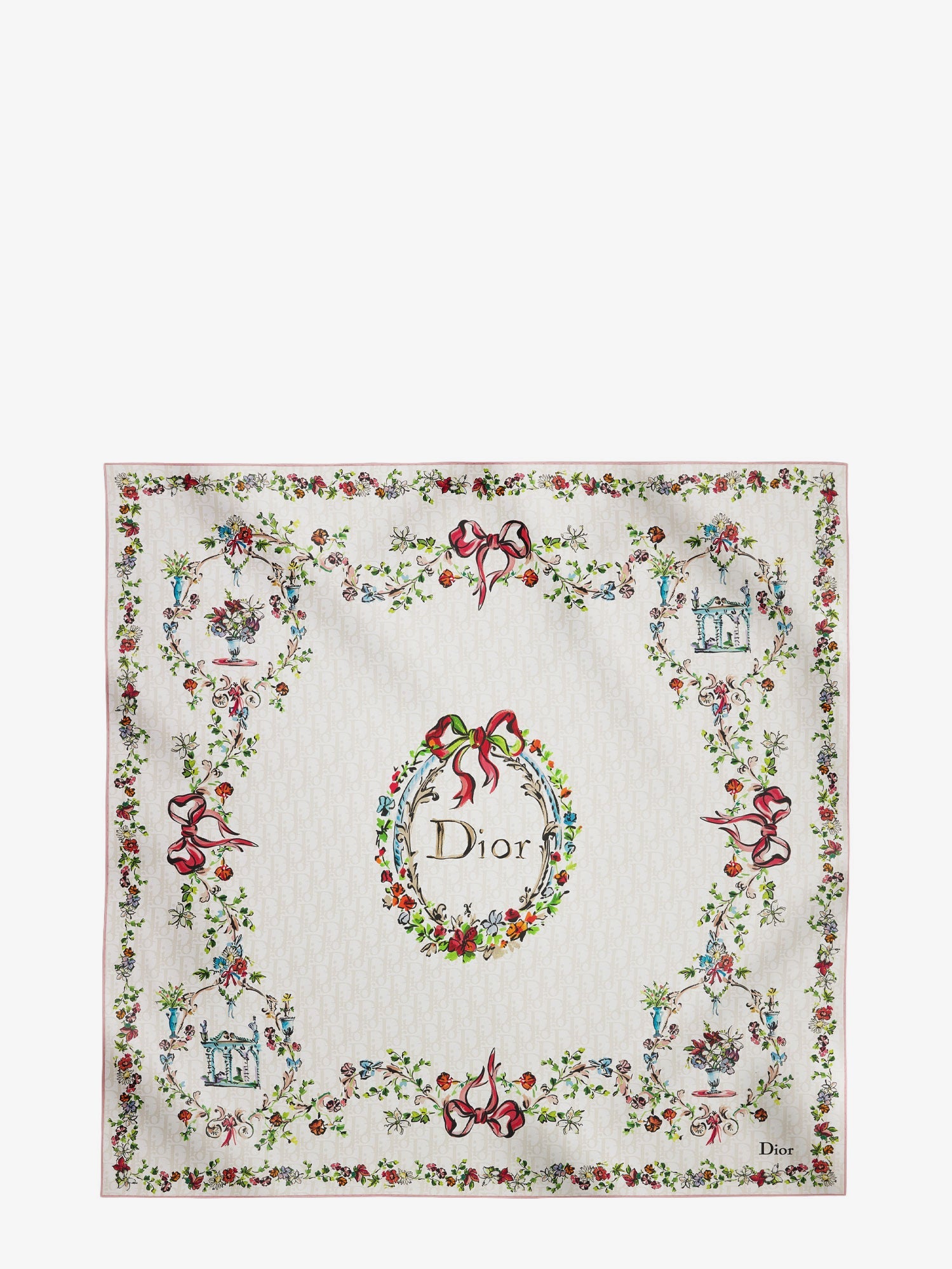 Dior Women Dior Arabesque Dioriviera 90 Silk Foulard CHRISTIAN DIOR