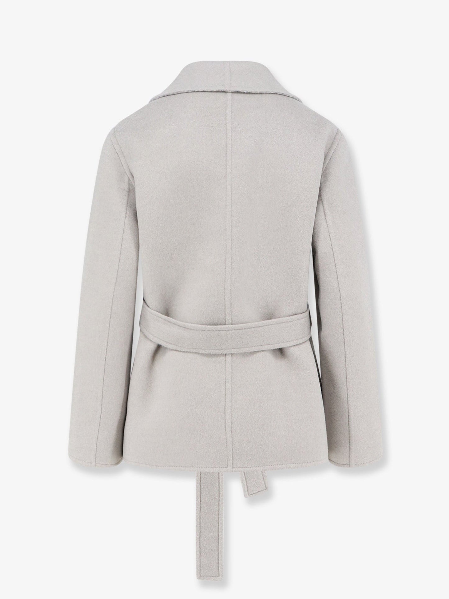 Dior Women Virgin Wool And Silk Coat With Belt CHRISTIAN DIOR