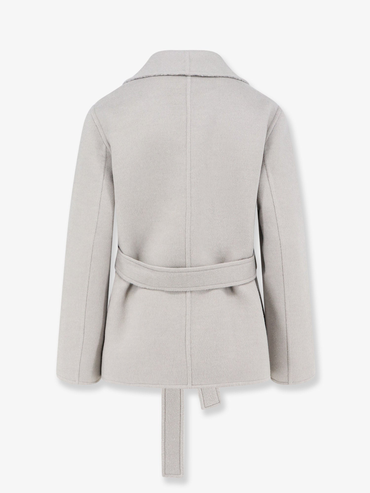 Dior Women Virgin Wool And Silk Coat With Belt CHRISTIAN DIOR