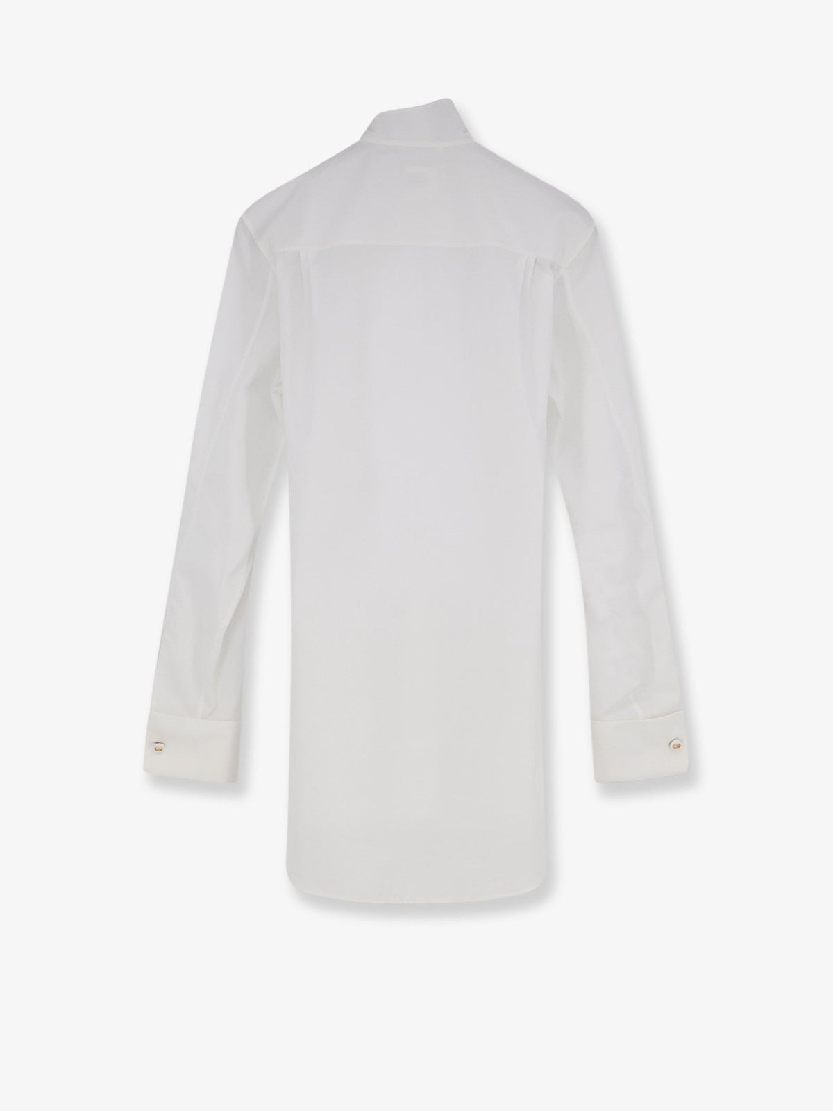 Dior Women Cotton Shirt With Metal Logo Detail CHRISTIAN DIOR